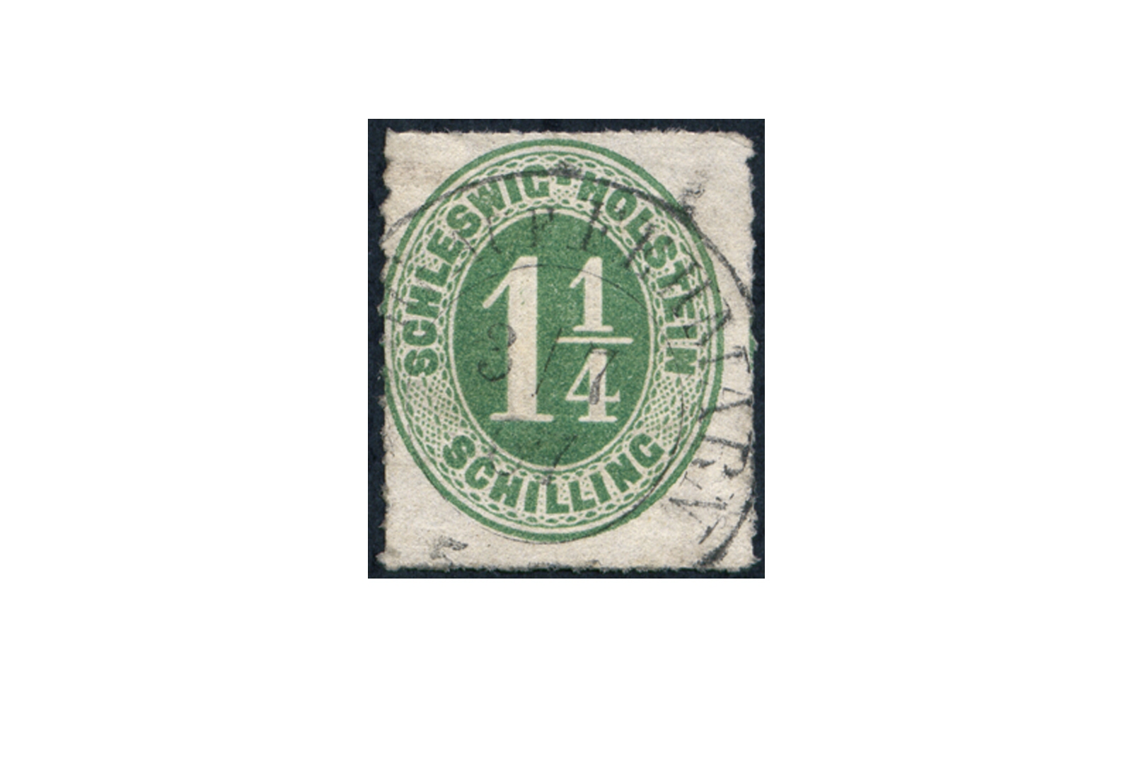 Briefmarke Altdeutschland Schleswig-Holstein Freimarke 1865 Michel-Nr. 9 gestempelt