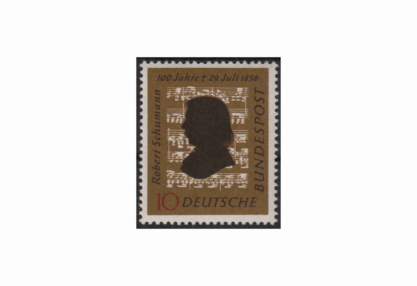 BRD 100. Todestag Robert Schumann 1956 Mi.Nr. 234 postfrisch
