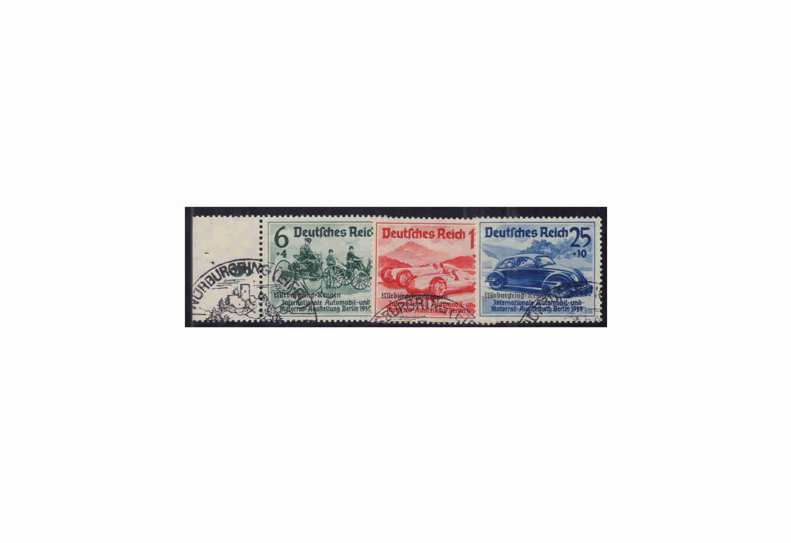 Deutsches Reich Mi.Nr. 695/97 gestempelt