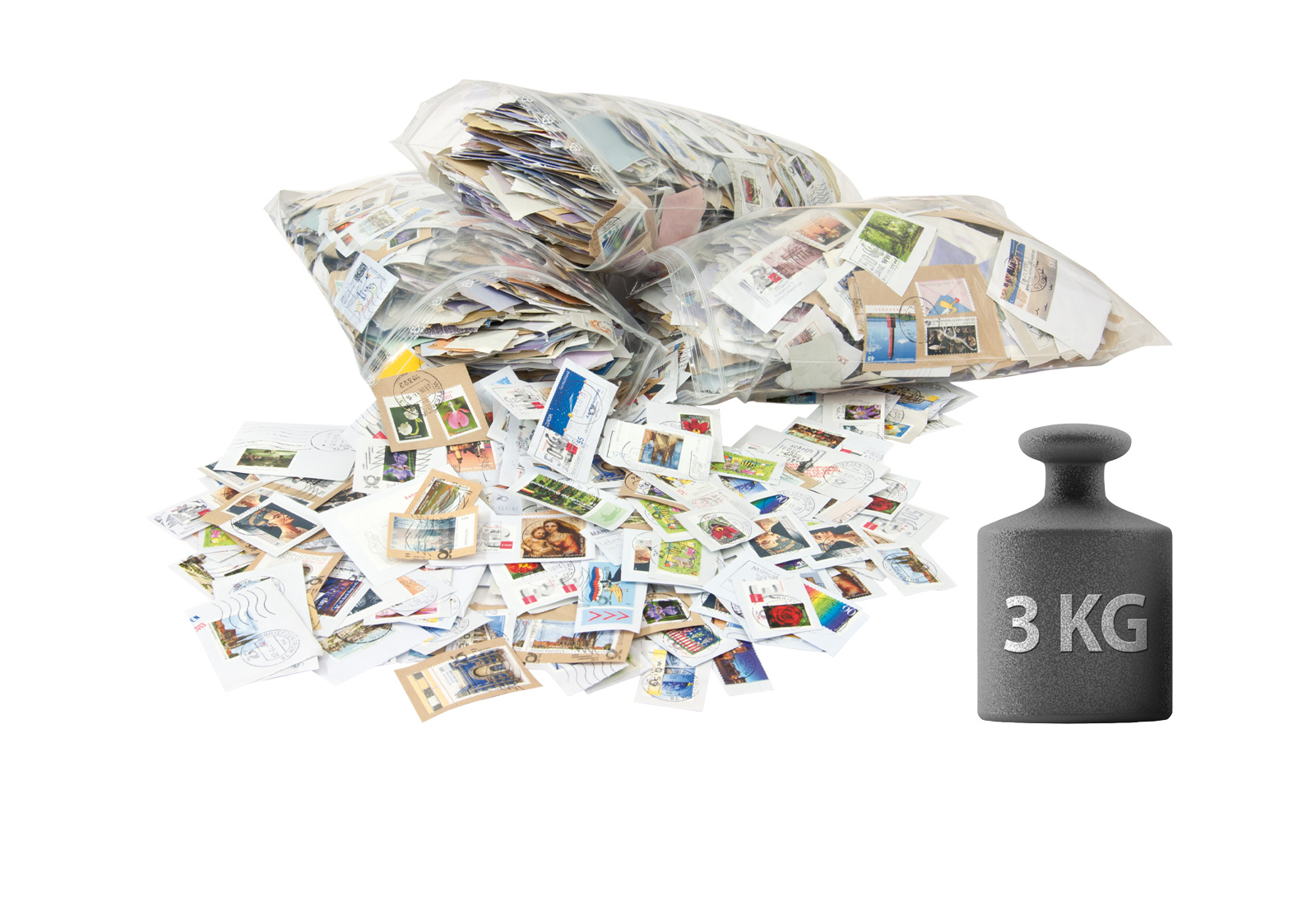 3000 g Kiloware Alle Welt Missionsware
