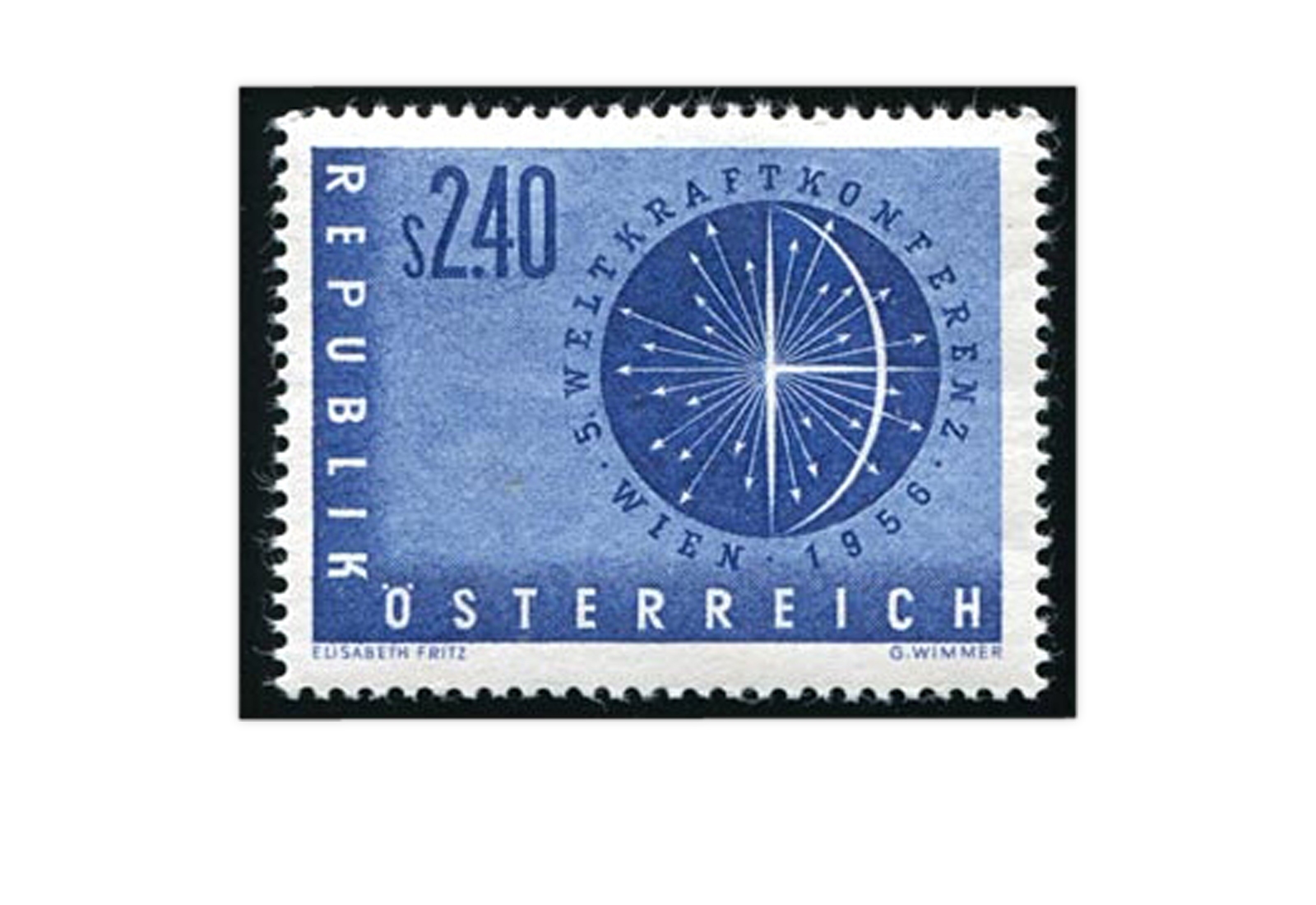 Österreich Weltkraftkonferenz 1956 Mi.Nr. 1026 *