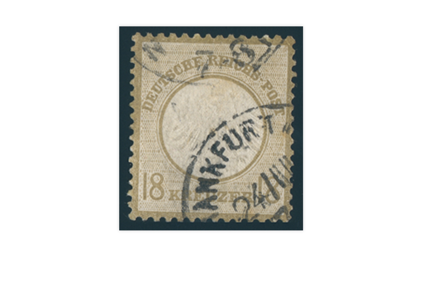 Briefmarke Deutsches Reich Brustschild 1872 Michel-Nr. 11 gestempelt