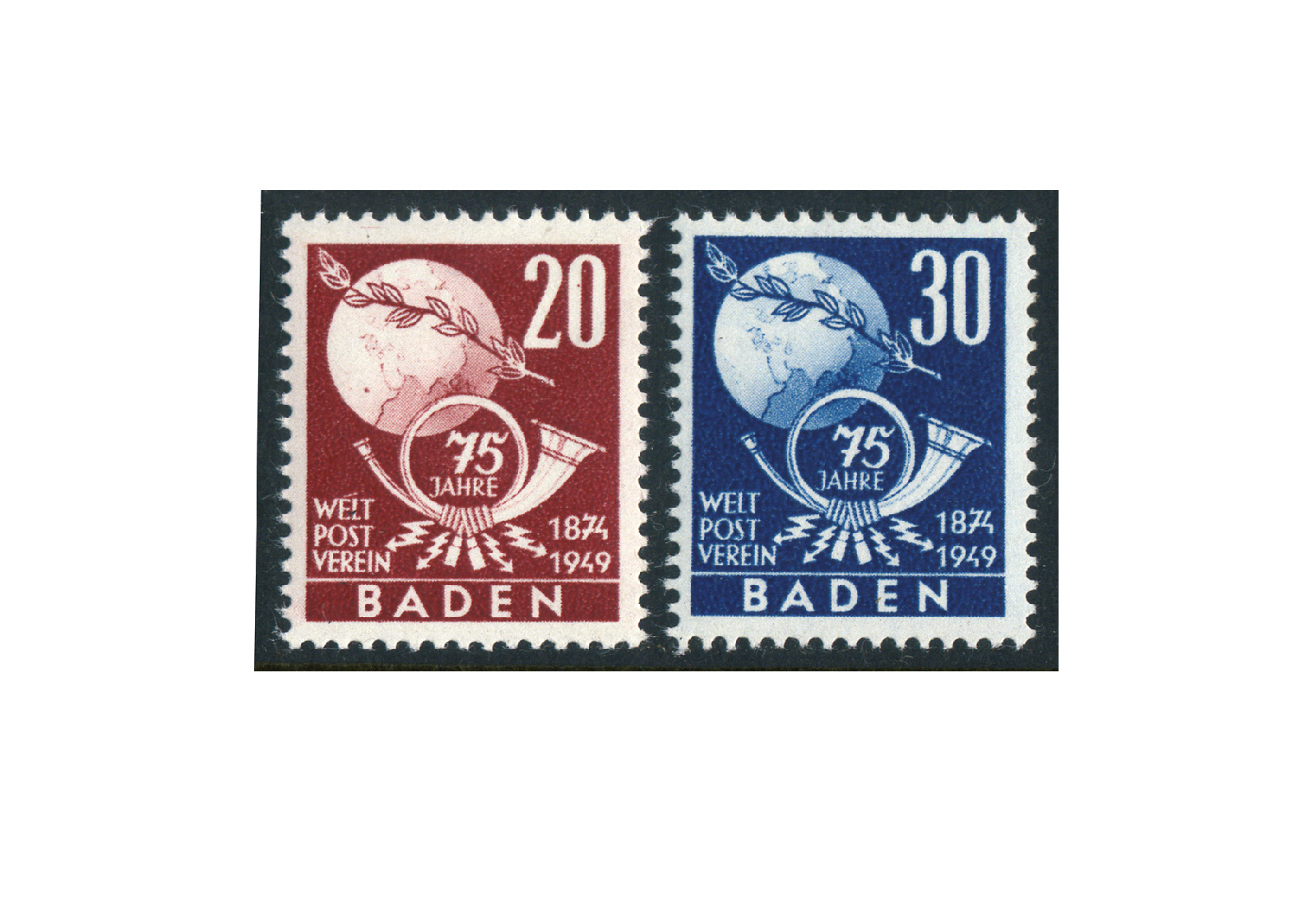 Baden Mi.Nr. 56/57 postfrisch