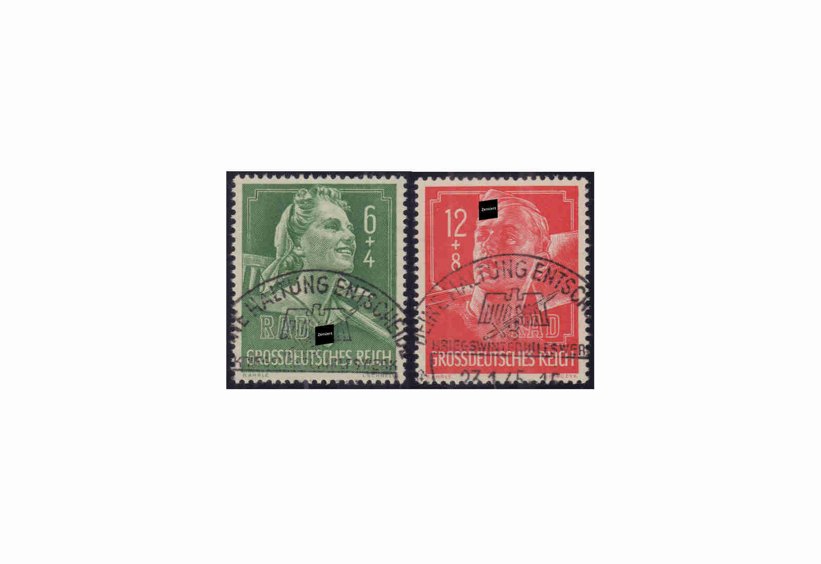 Deutsches Reich Mi.Nr. 894-895 gest.
