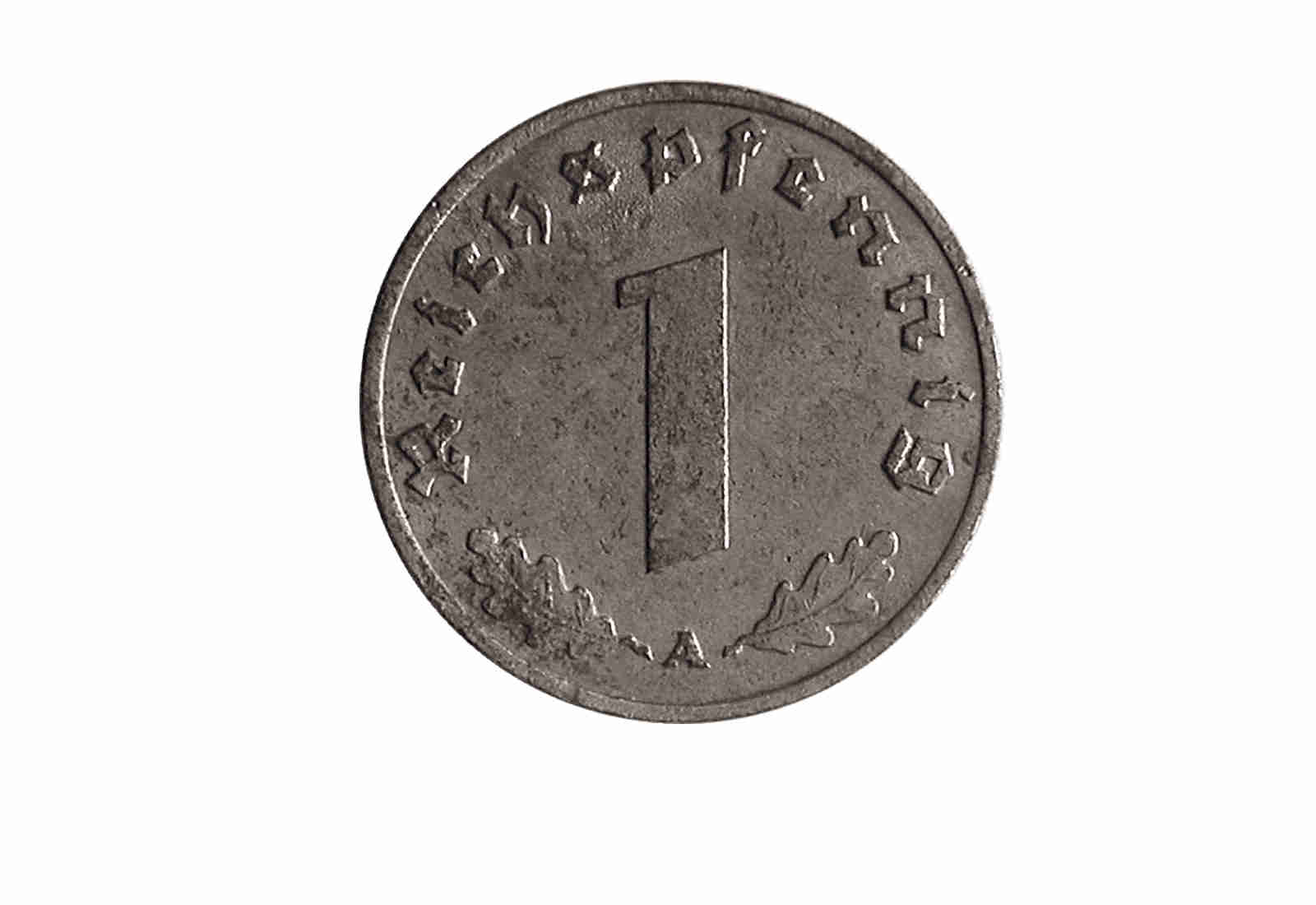 1 Reichspfennig 1940-1945 Drittes Reich Jaeger-Nr. 369