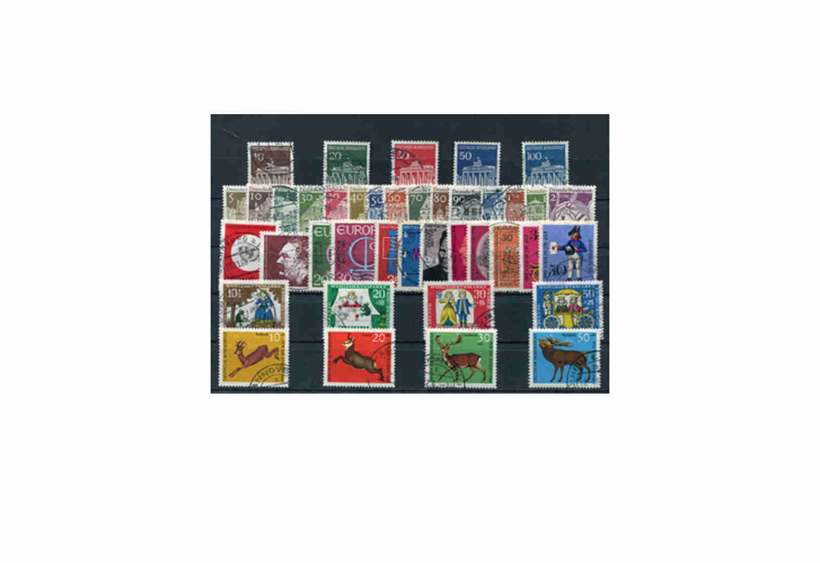 BRD Jahrgangsatz 1966 Mi.Nr. 489-528 gestempelt