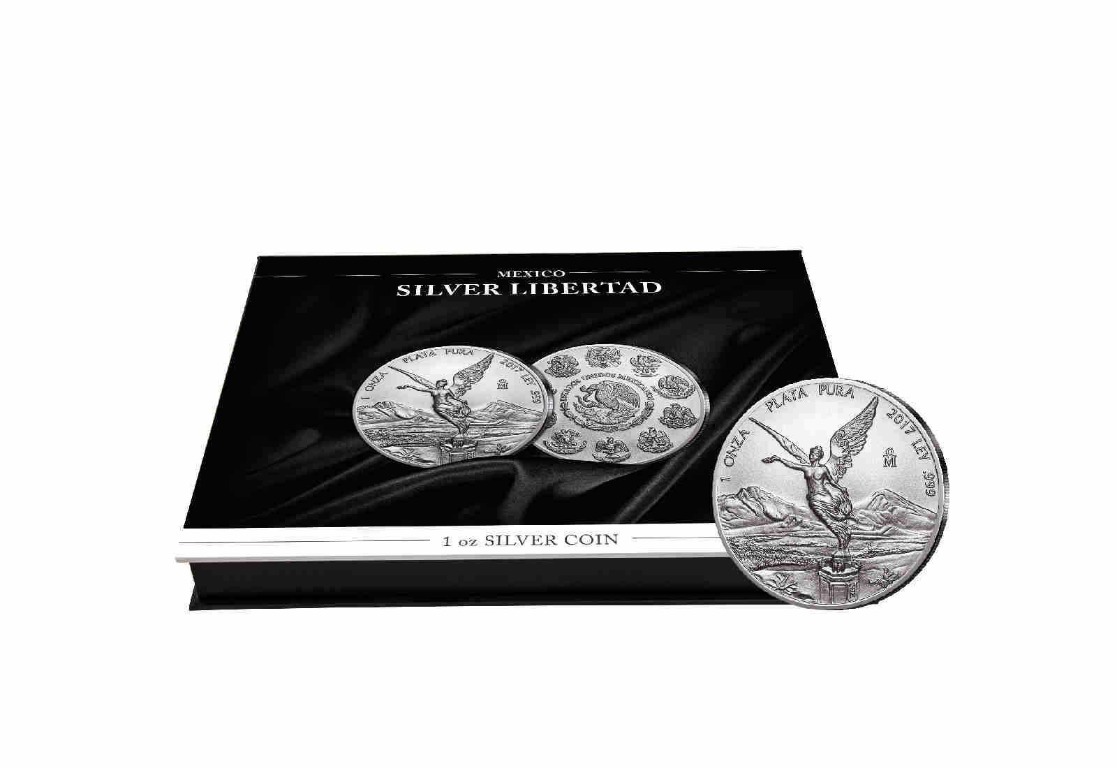 Münzkassette für 1 Unze Silber "Libertad"