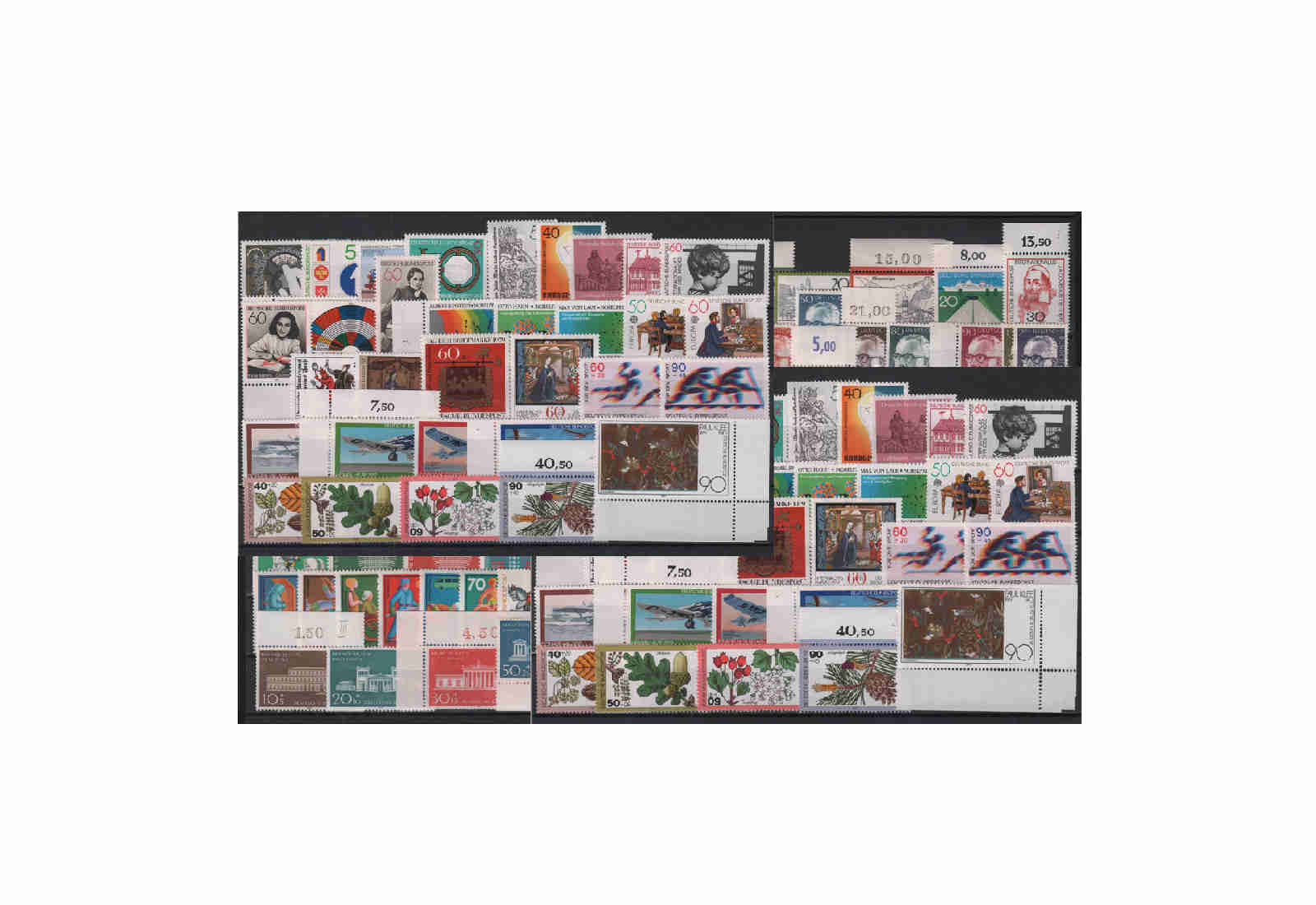 Briefmarken Sammlung Bundesrepublik Deutschland Zuschlagsmarken 1970-1979
