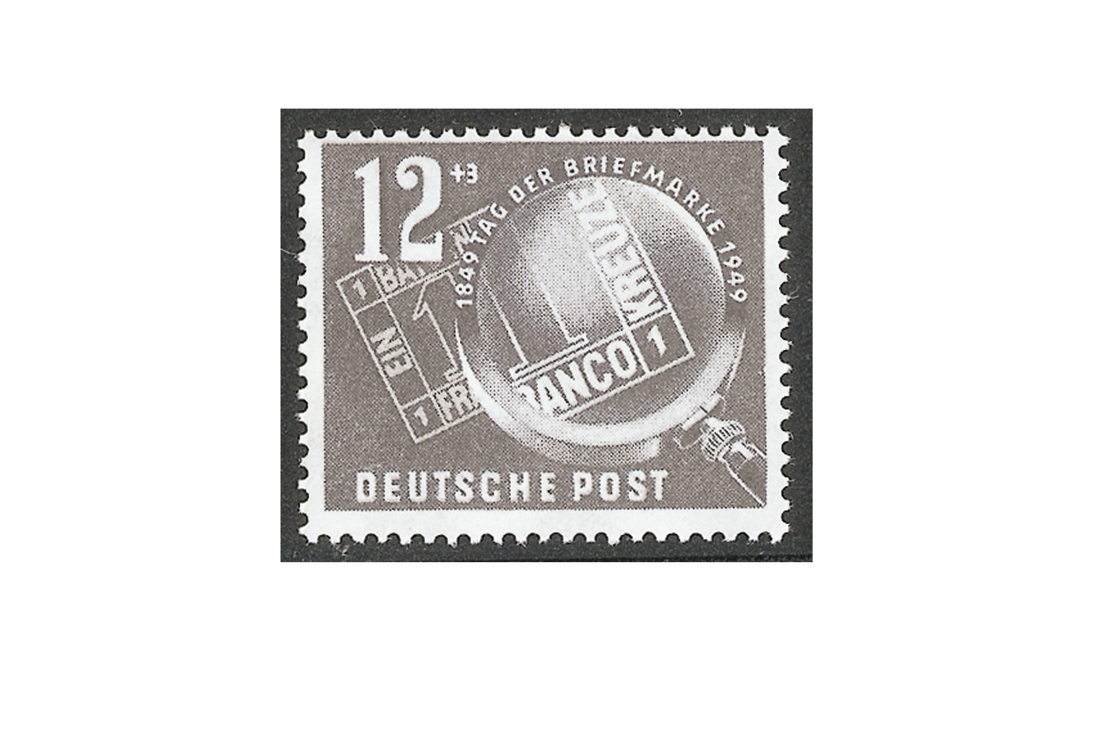 Briefmarke DDR Tag der Briefmarke 1949 Michel-Nr. 245 postfrisch