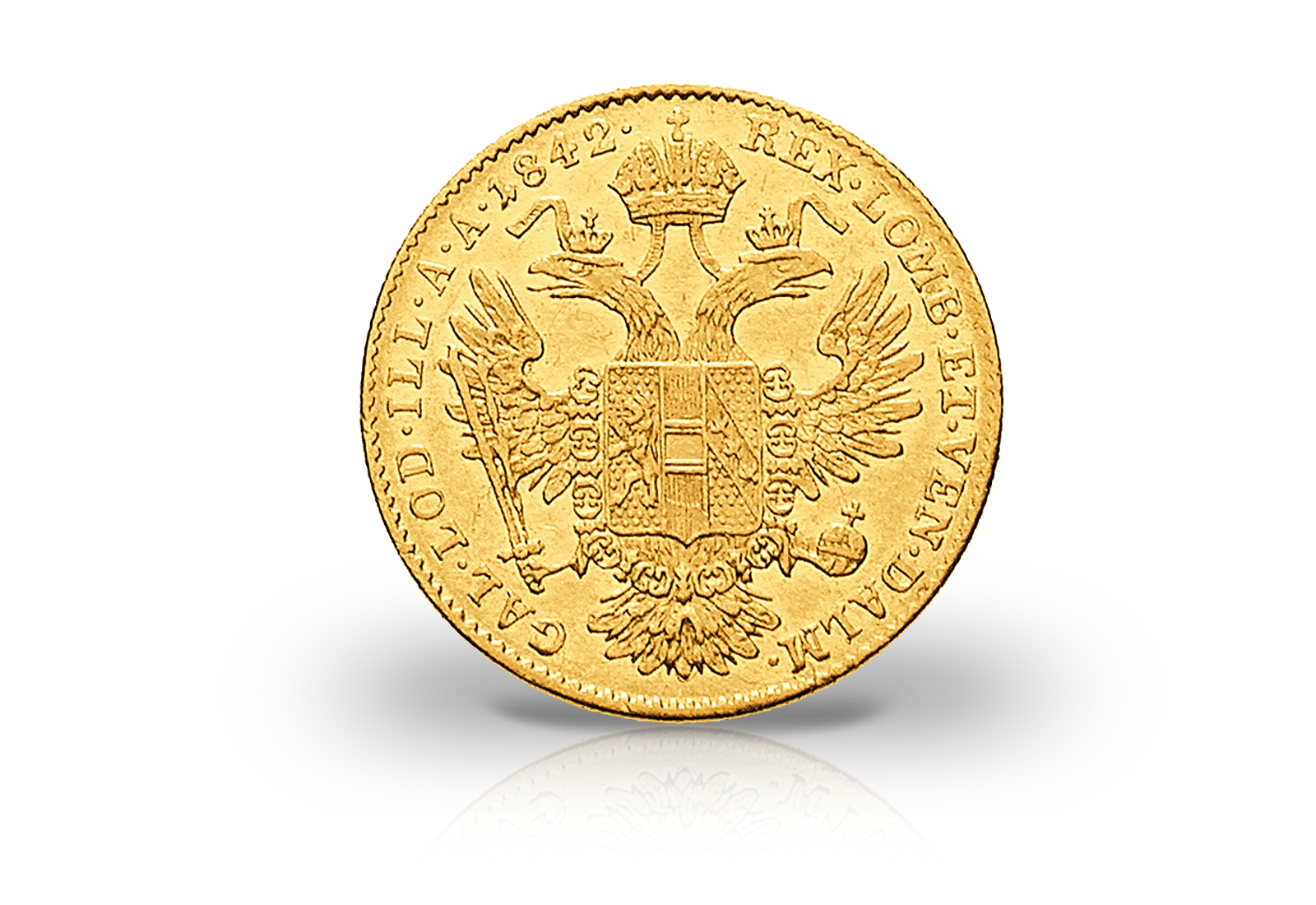 1 Dukat Goldmünze 1835-1848 Österreich Ferdinand I.