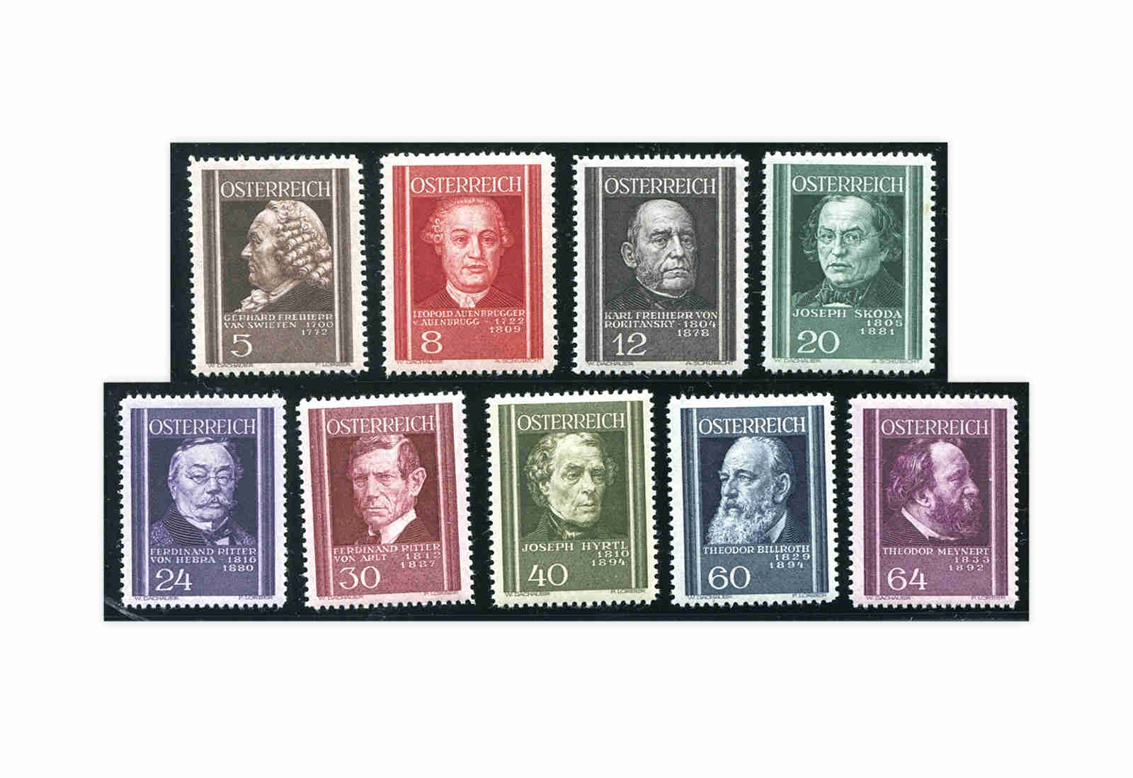 1. Republik Österreich Mi.Nr. 649-657 postfrisch
