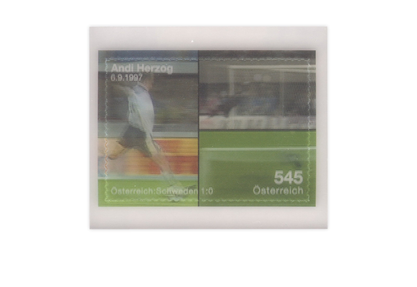 Österreich UEFA 2008 Block 42 'Andi Herzog' gest.