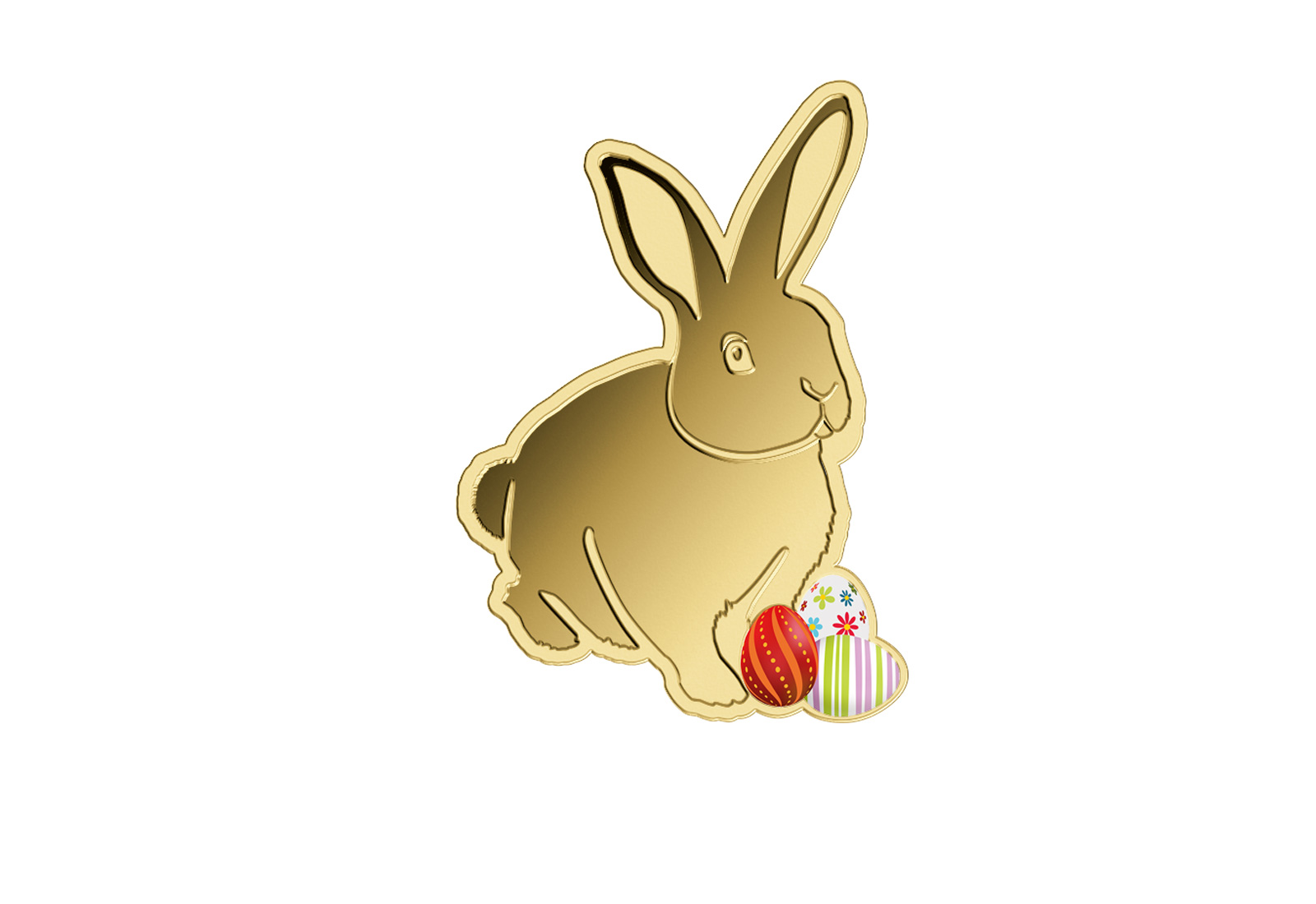 Goldausgabe Motiv "Osterhase" 999/1000 Gold Geschenk
