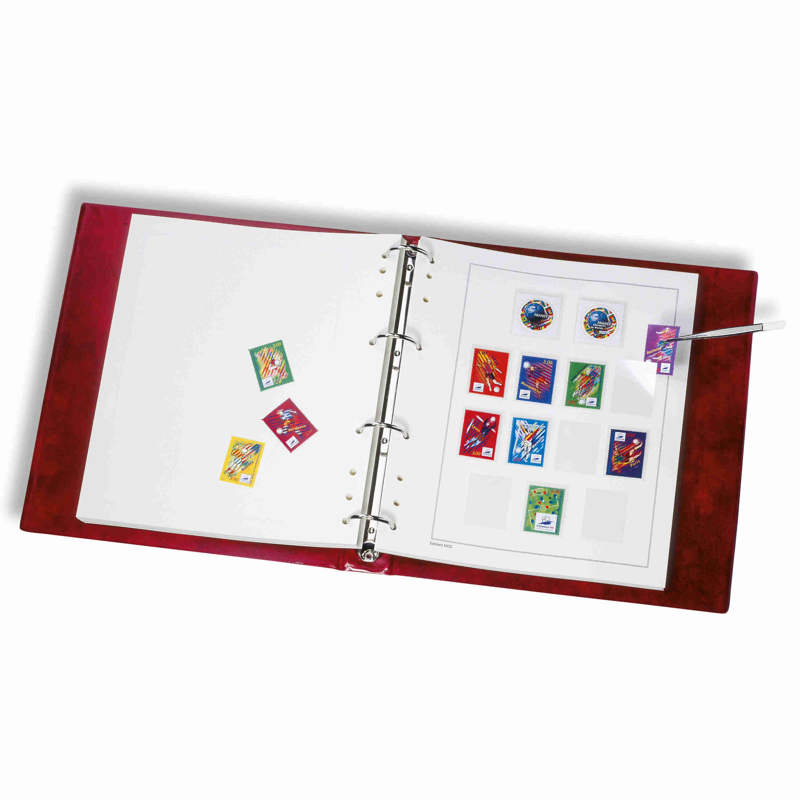 MOC Ringbinder, inkl. Schutzkassette (rot)