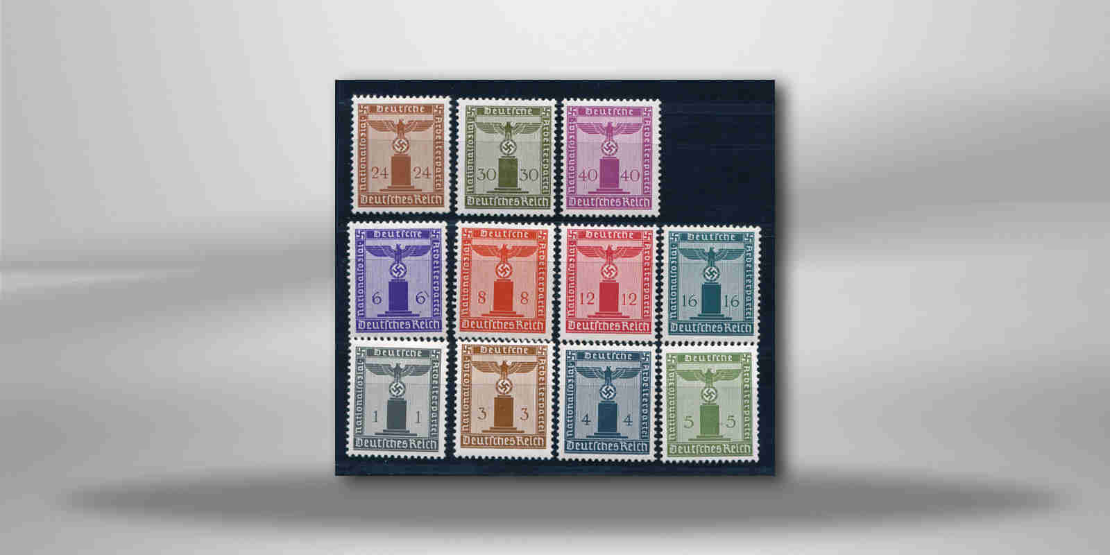 Briefmarken Deutsches Reich Dienstmarken 1903-1944  Michel-Nr. D 155/165 postfrisch