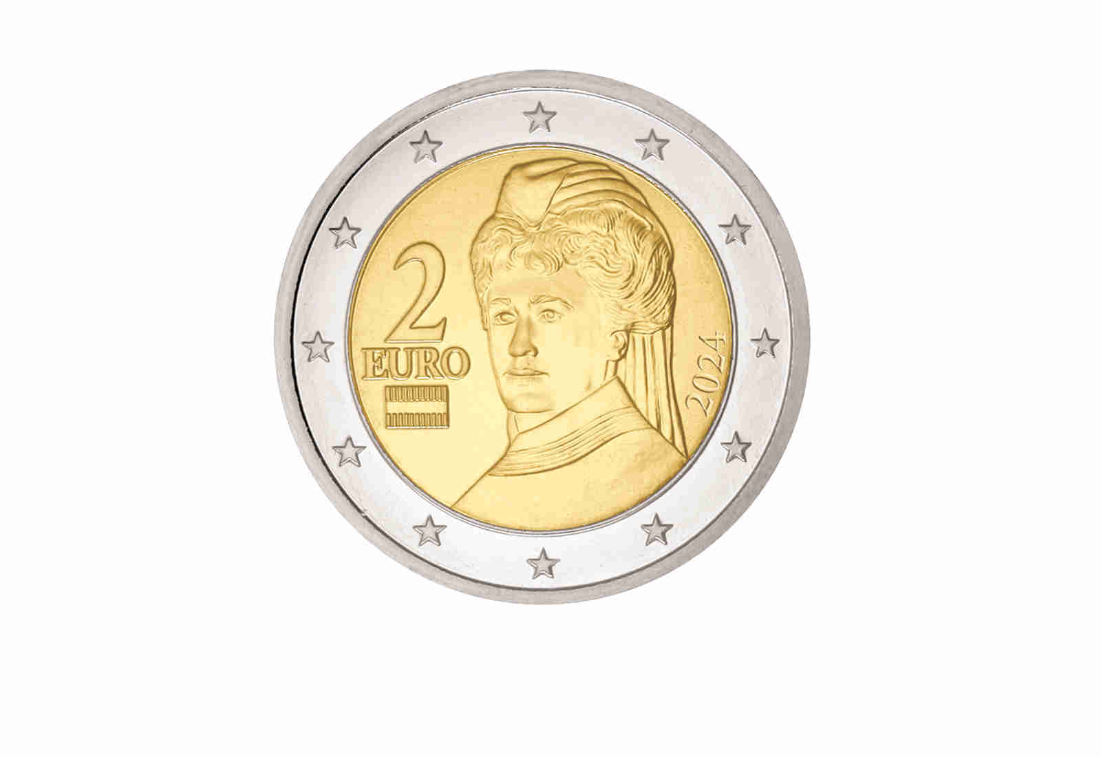 2 Euro 2024 Österreich Kursmünze