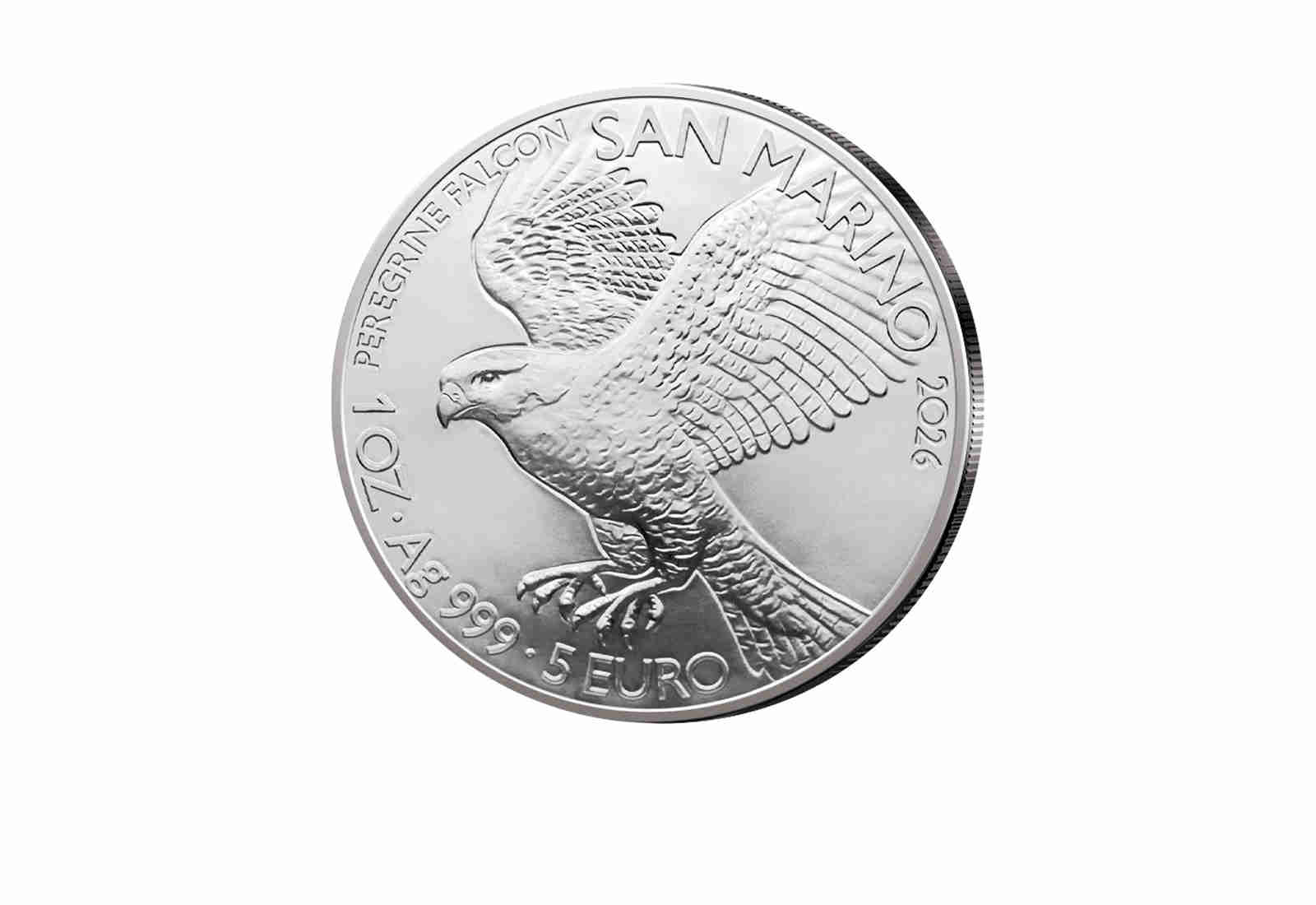 5 Euro 2026 San Marino Wanderfalke 1 oz Silber