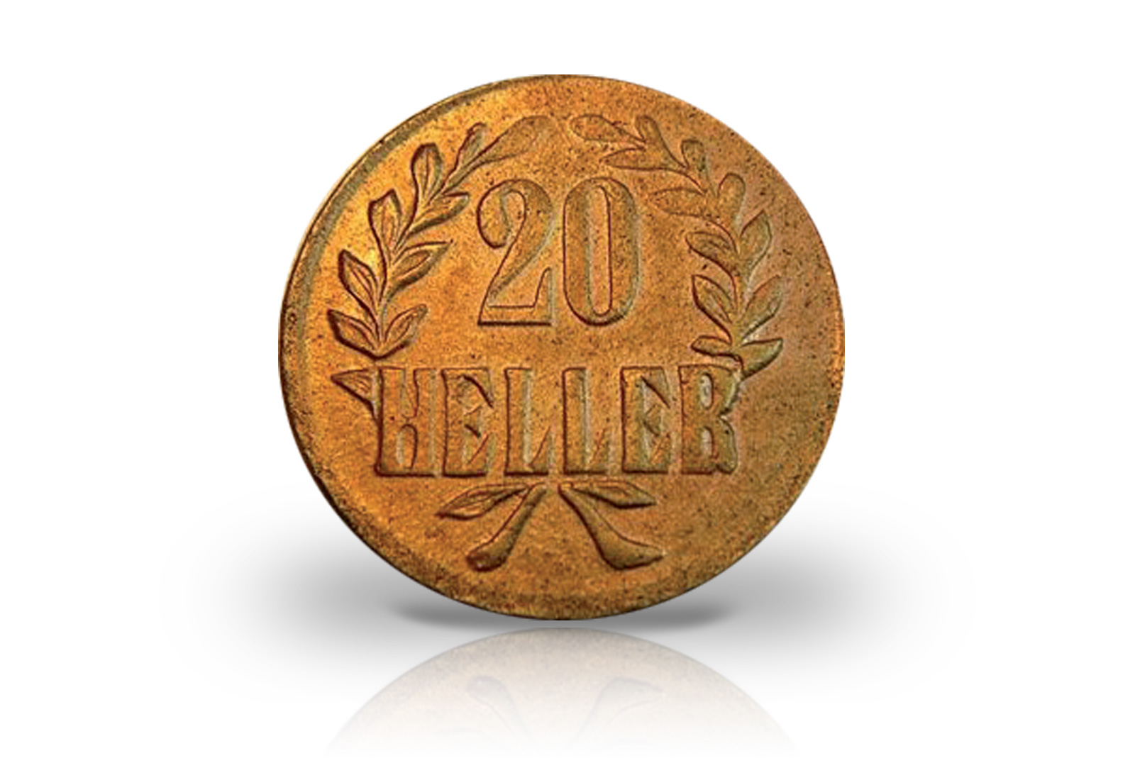 20 Heller 1916 Deutsch-Ostafrika mit kleiner Krone Jaeger-Nr. 727