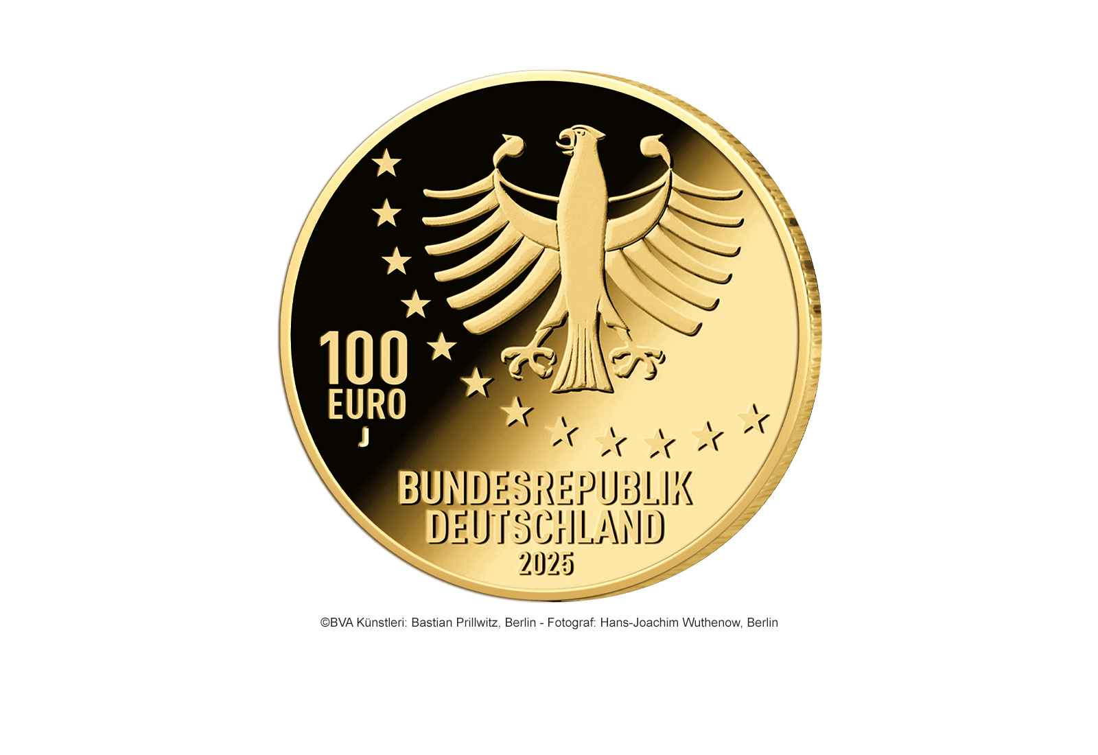 100 Euro Goldmünze 2025 Deutschland Aus dem Leben eines Taugenichts (Prägstätte J)