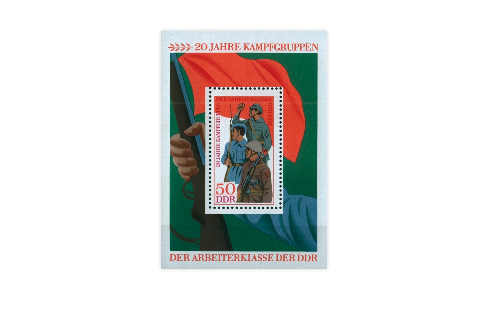 DDR Block 39 Arbeiterklasse DDR 1973 **