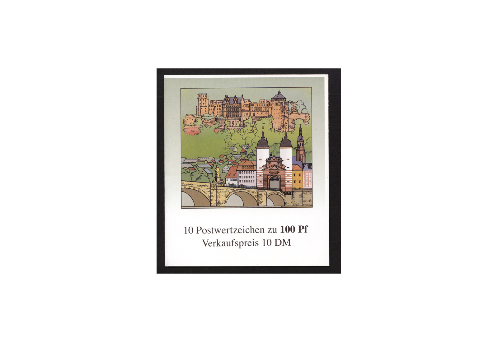 BRD Markenheftchen 33 1996 800 Jahre Heidelberg postfrisch