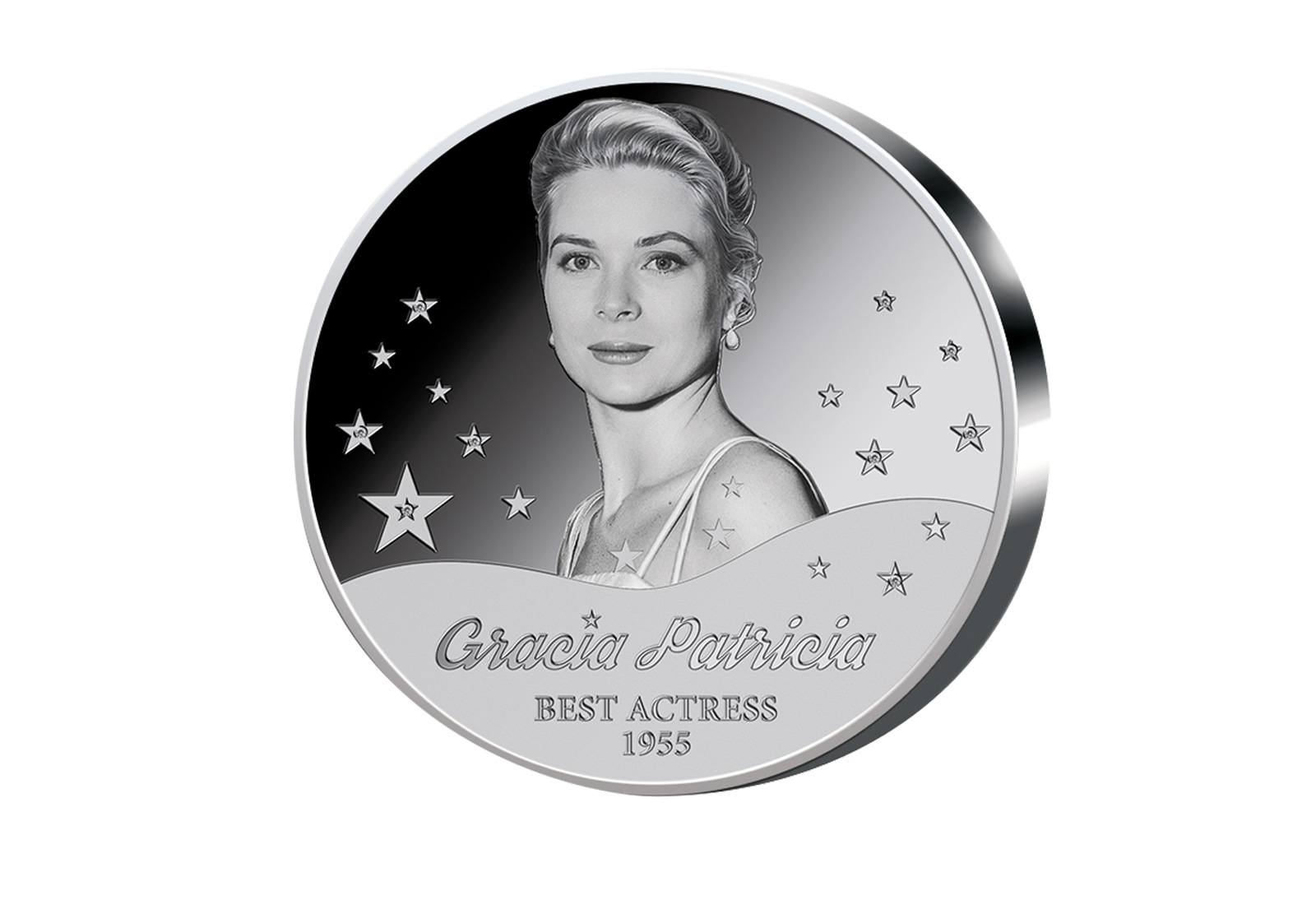 Gracia Patricia 70 Jahre Oscarverleihung - 1/2 Kg 999/1000 Silber