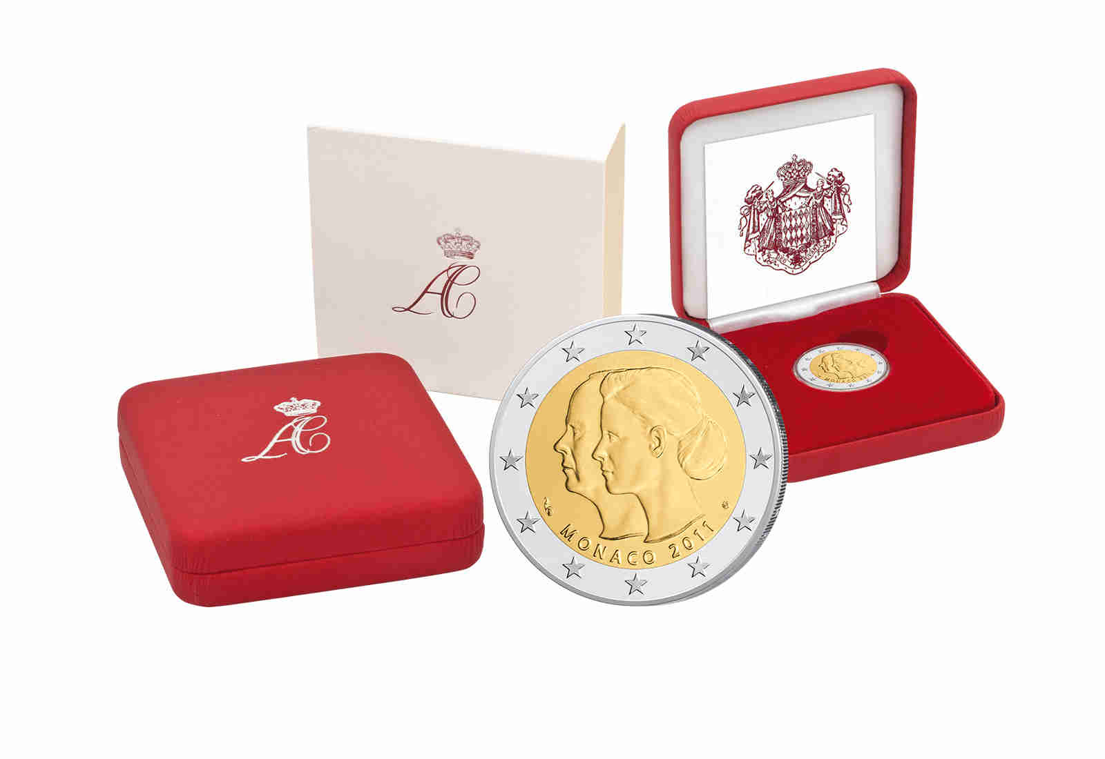 2 Euro 2011 Monaco Charlene & Albert II. st