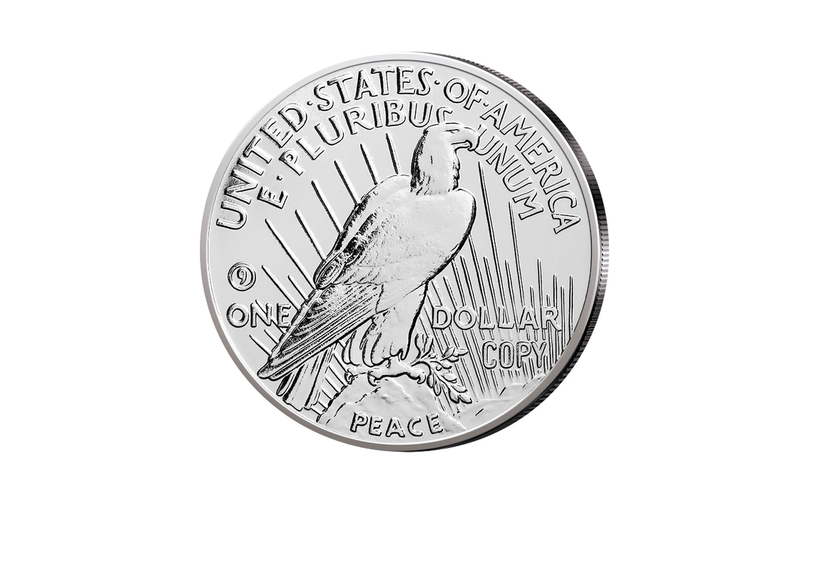 1 oz Silver Round Peace Dollar Design