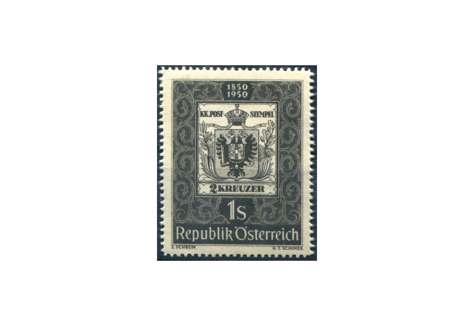Briefmarke Österreich 100 Jahre österreichische Briefmarke 1950 Michel-Nr. 950 postfrisch