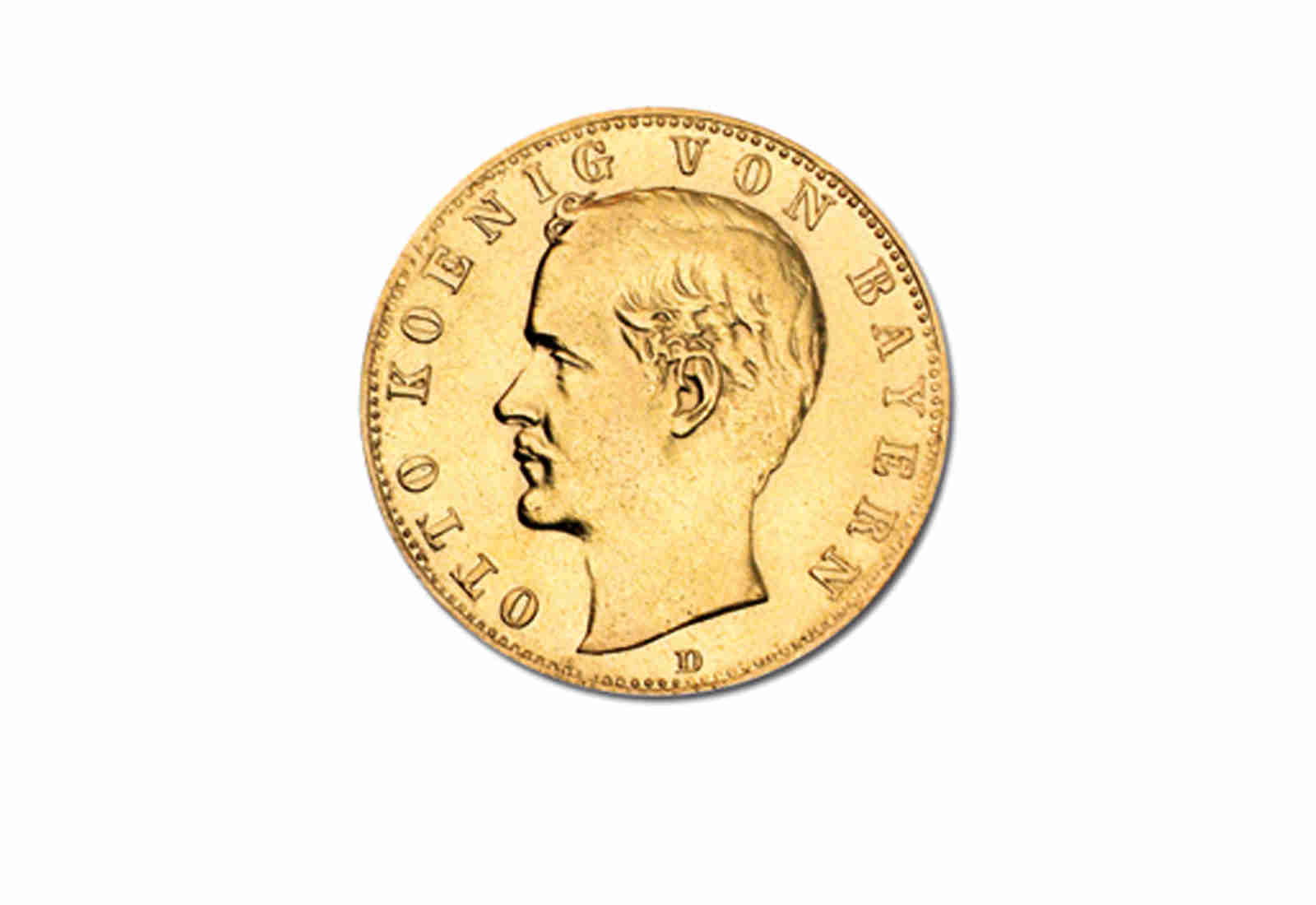 20 Mark 1895-1913 Kaiserreich Otto von Bayern Jaeger-Nr. 200