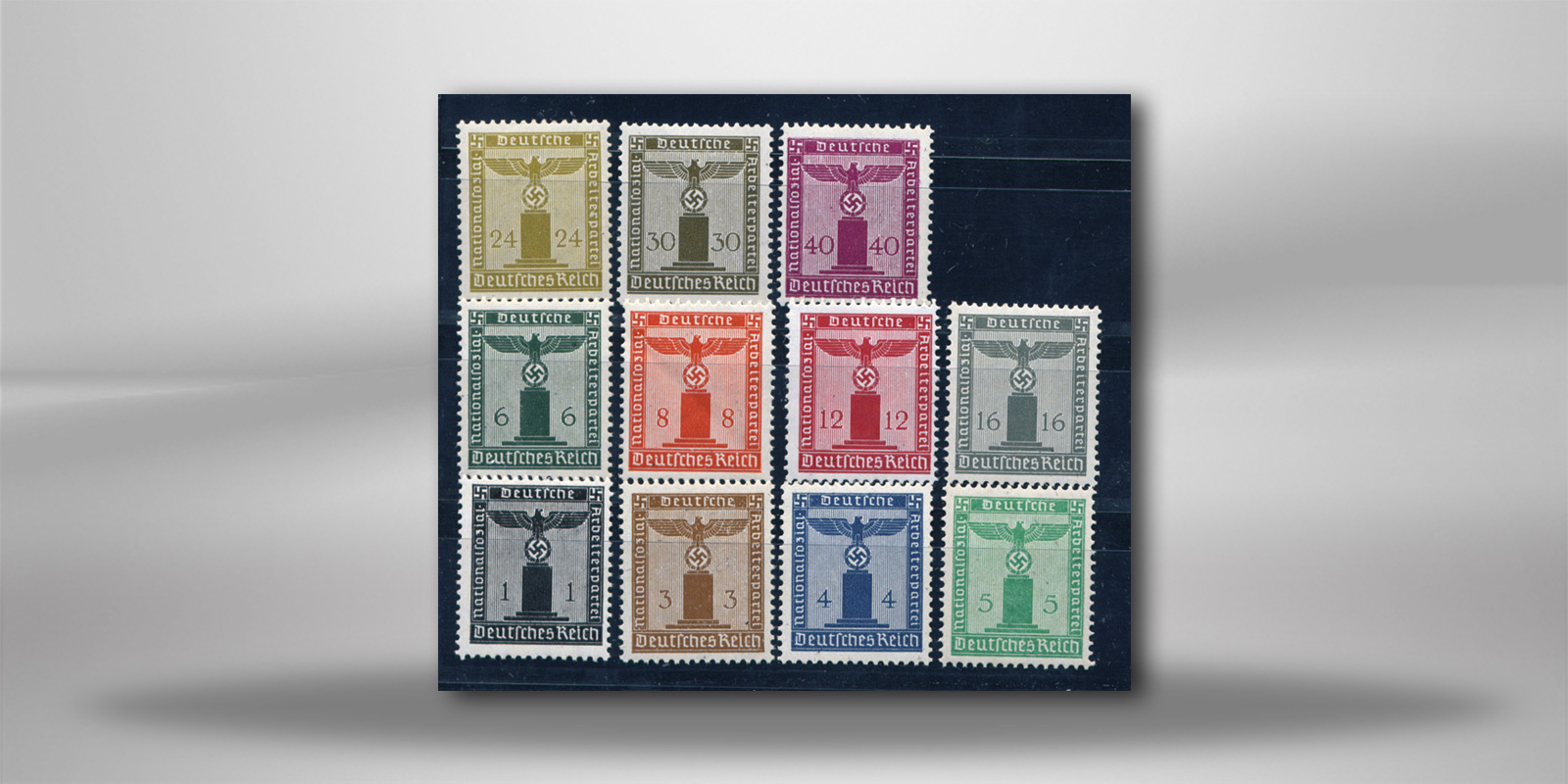 Deutsches Reich Mi. Nr. D 144/154 postfrisch