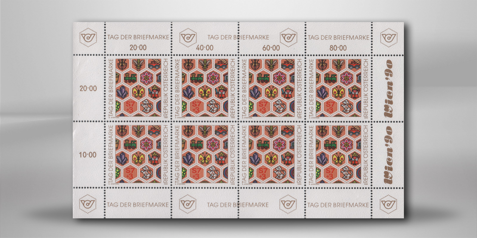 Österreich Kleinbogen Tag der Briefmarke Mi.Nr. 1990 **