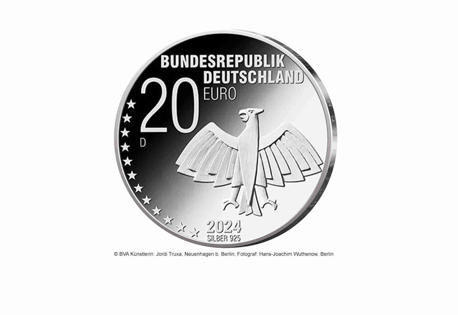 20 Euro 2024 Deutschland 125. Geburtstag Erich Kästner PP