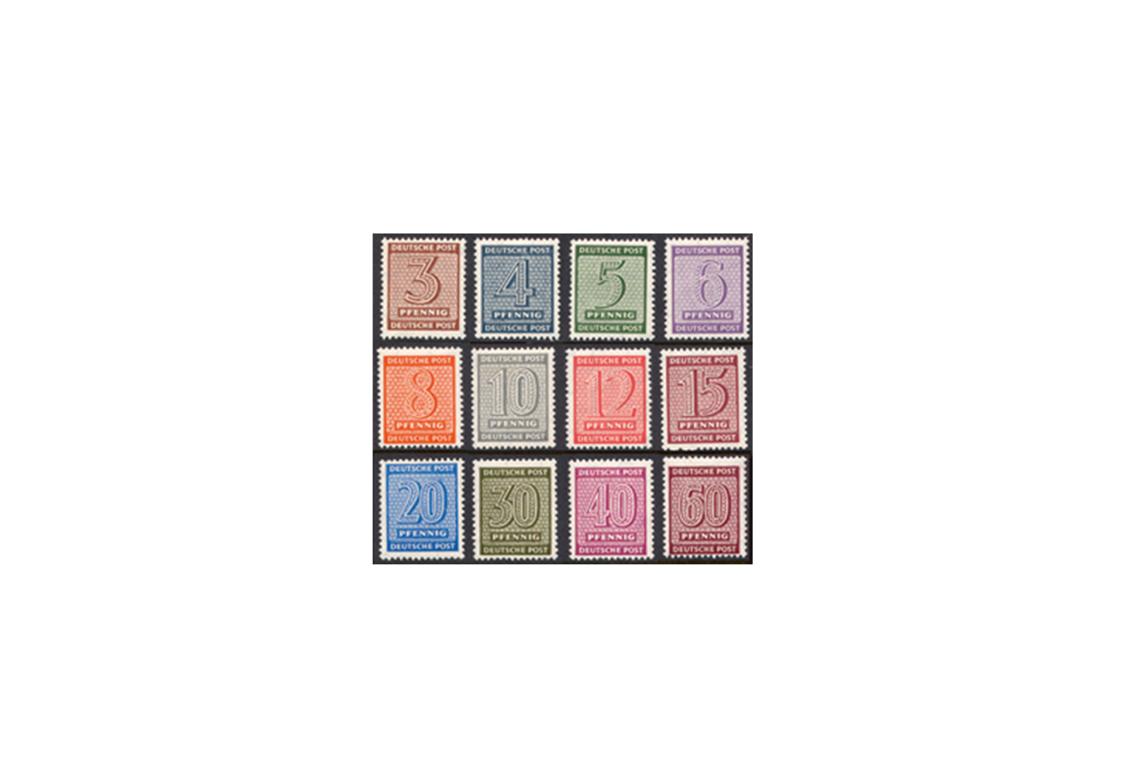 Briefmarken SBZ Mi.Nr. 126 Xw/137 Xw postfrisch