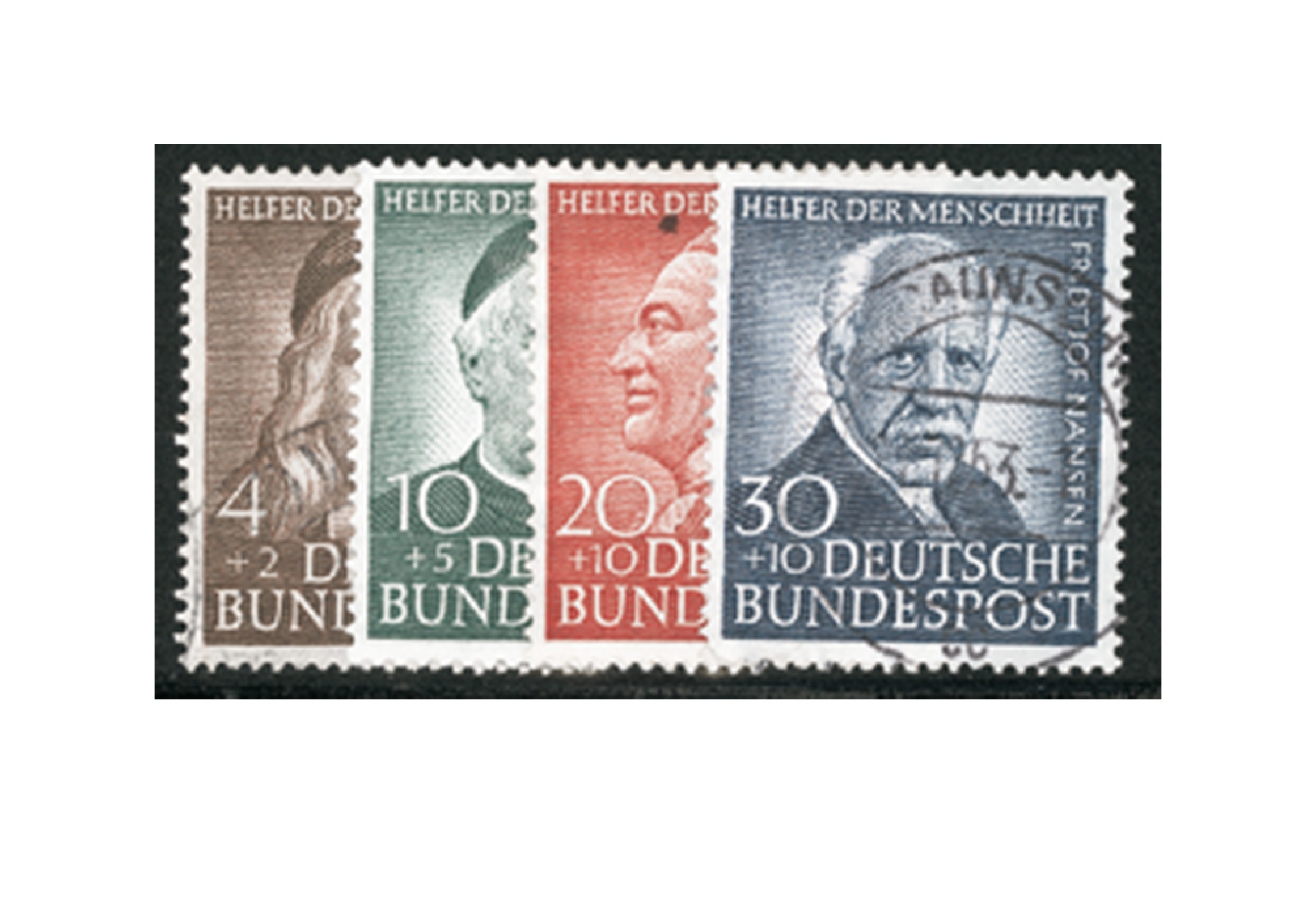 Briefmarken BRD Wohlfahrt 1953 Michel-Nr. 173-176 gestempelt