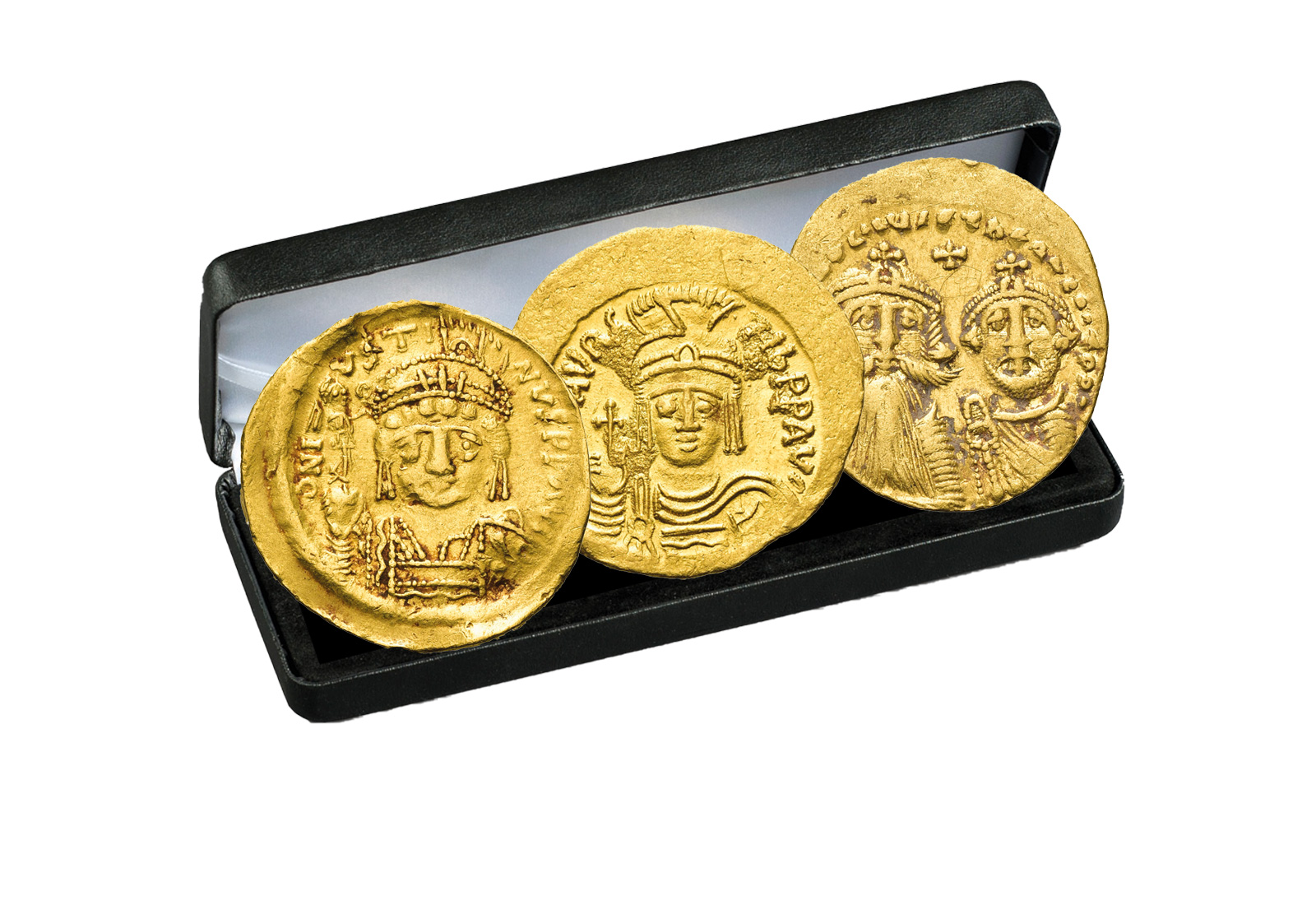 3er Set Byzantinisches Reich im Etui inklusive Zertifikat
