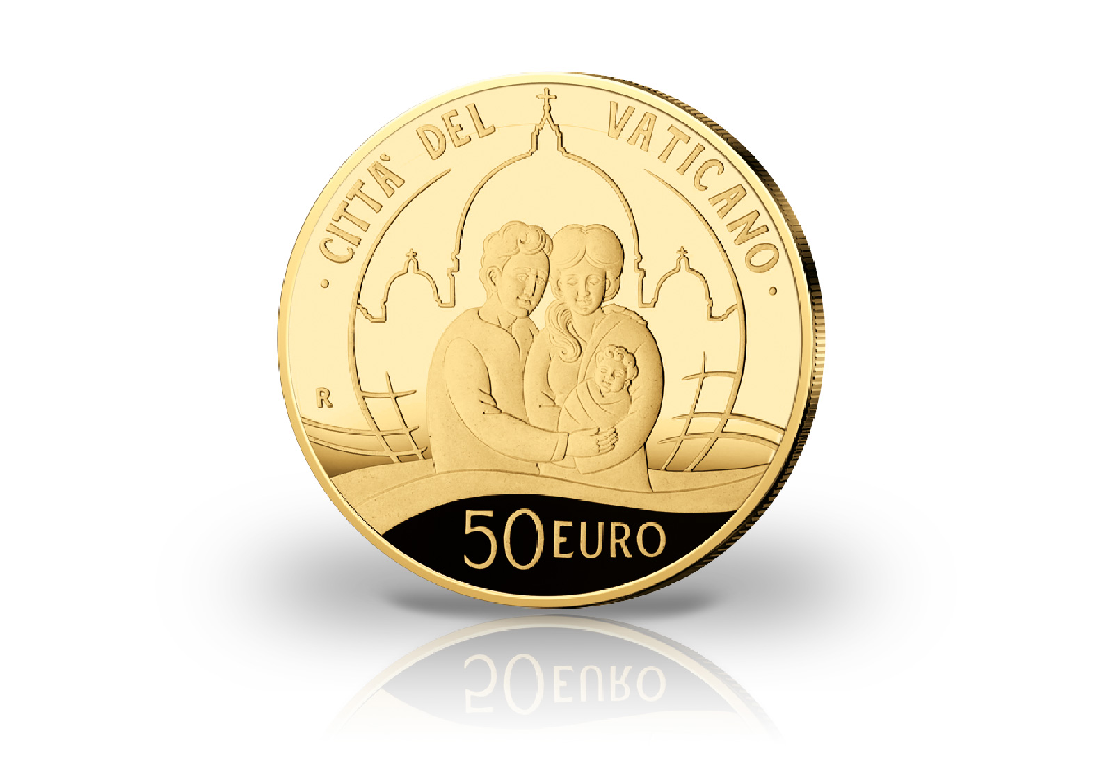 Kursmünzensatz 2019 Vatikan PP inkl. 50 Euro Goldgedenkmünze im Etui