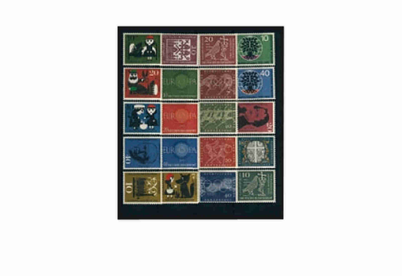 BRD Jahrgang 1960 Mi.Nr. 326-345 postfrisch