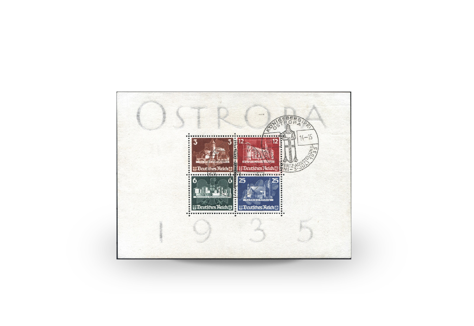 Deutsches Reich Mi.Nr. 576/79 Block 3 gestempelt