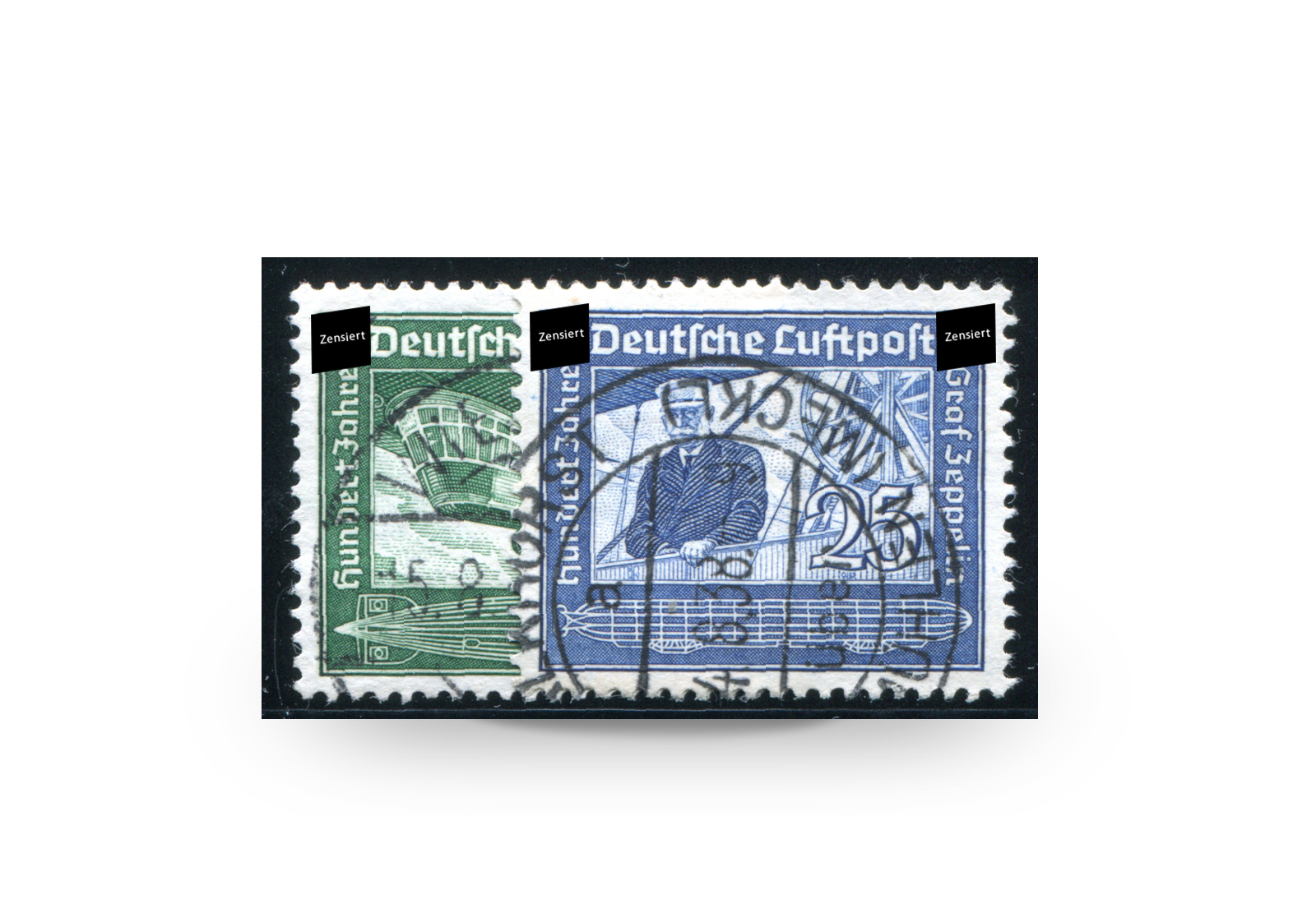 Deutsches Reich 669/70 gestempelt