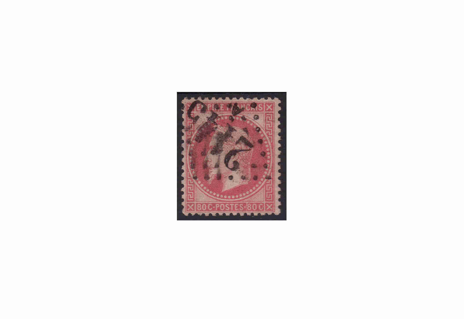 Frankreich Kaiserreich 1853 bis 1869 Michel Nr. 31 gestempelt
