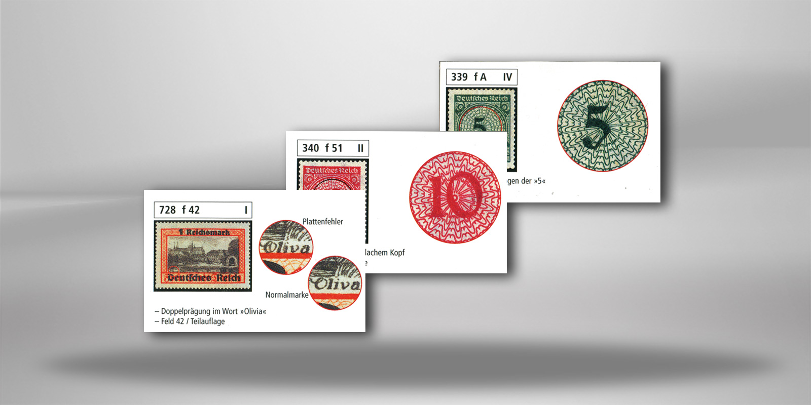 Weimar und III. Reich Vordruckkärtchen 1923-1945