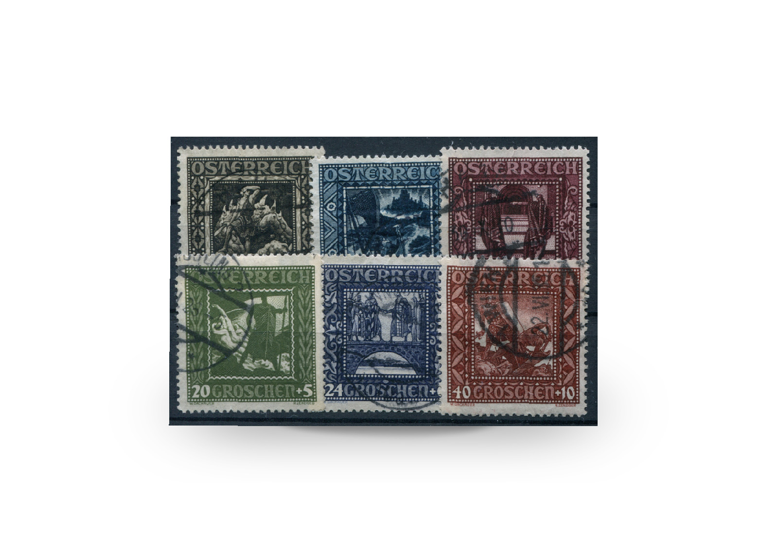 Österreich Mi.Nr. 488/493 gestempelt