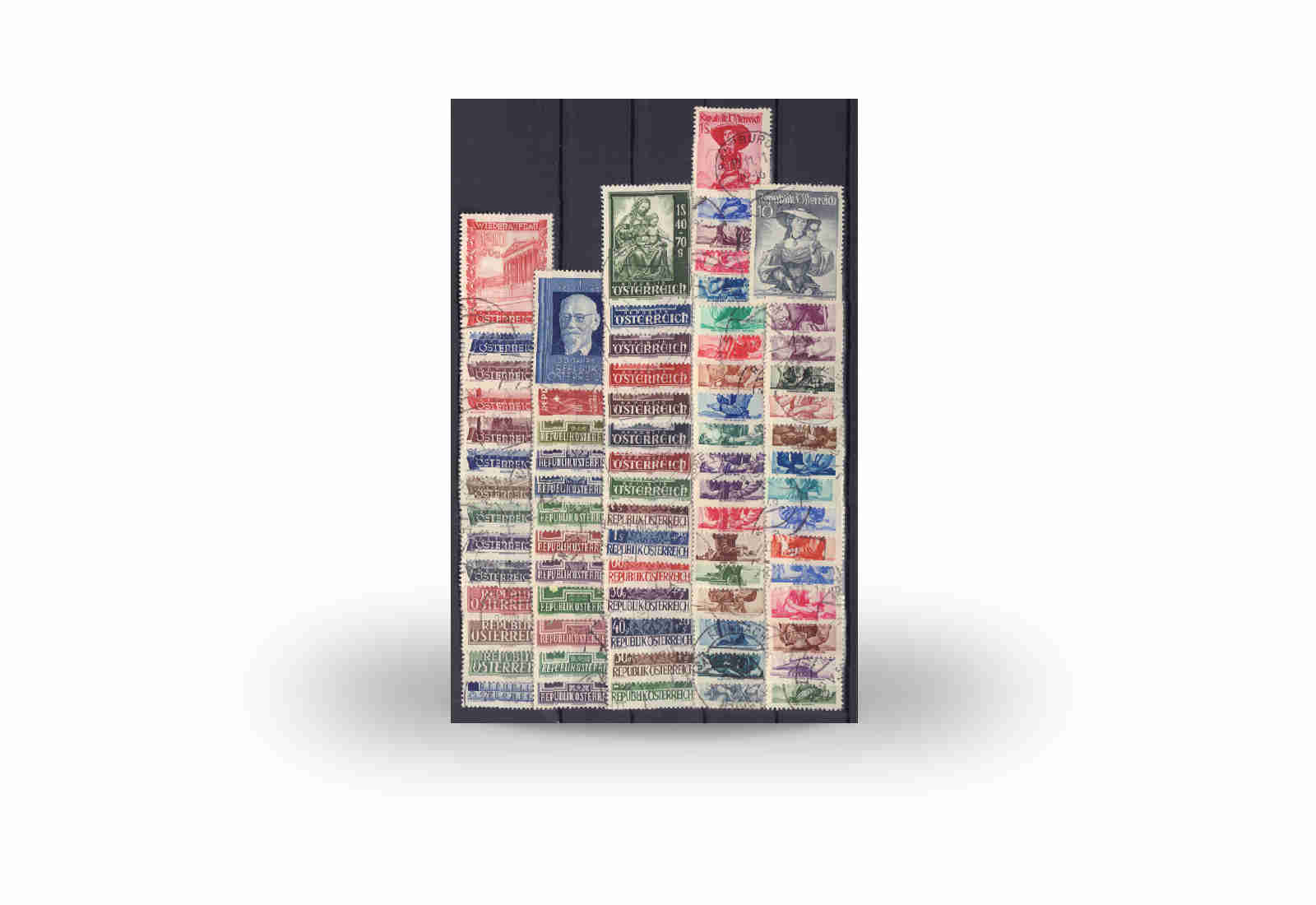Österreich Mi.Nr. 854/928 Jahrgang 1948 gestempelt