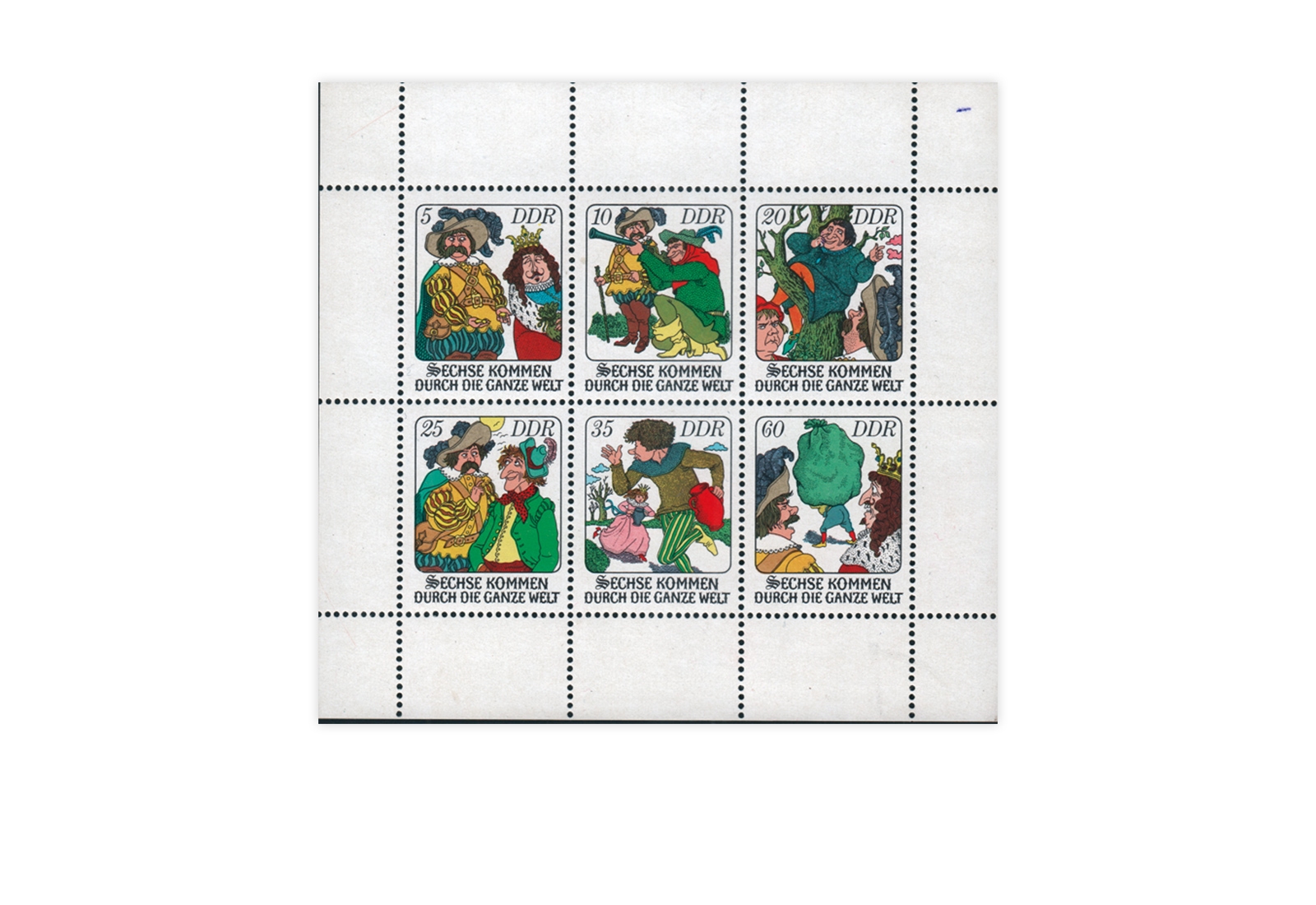 DDR Kleinbogen Mi.Nr. 2281-2286 gest.