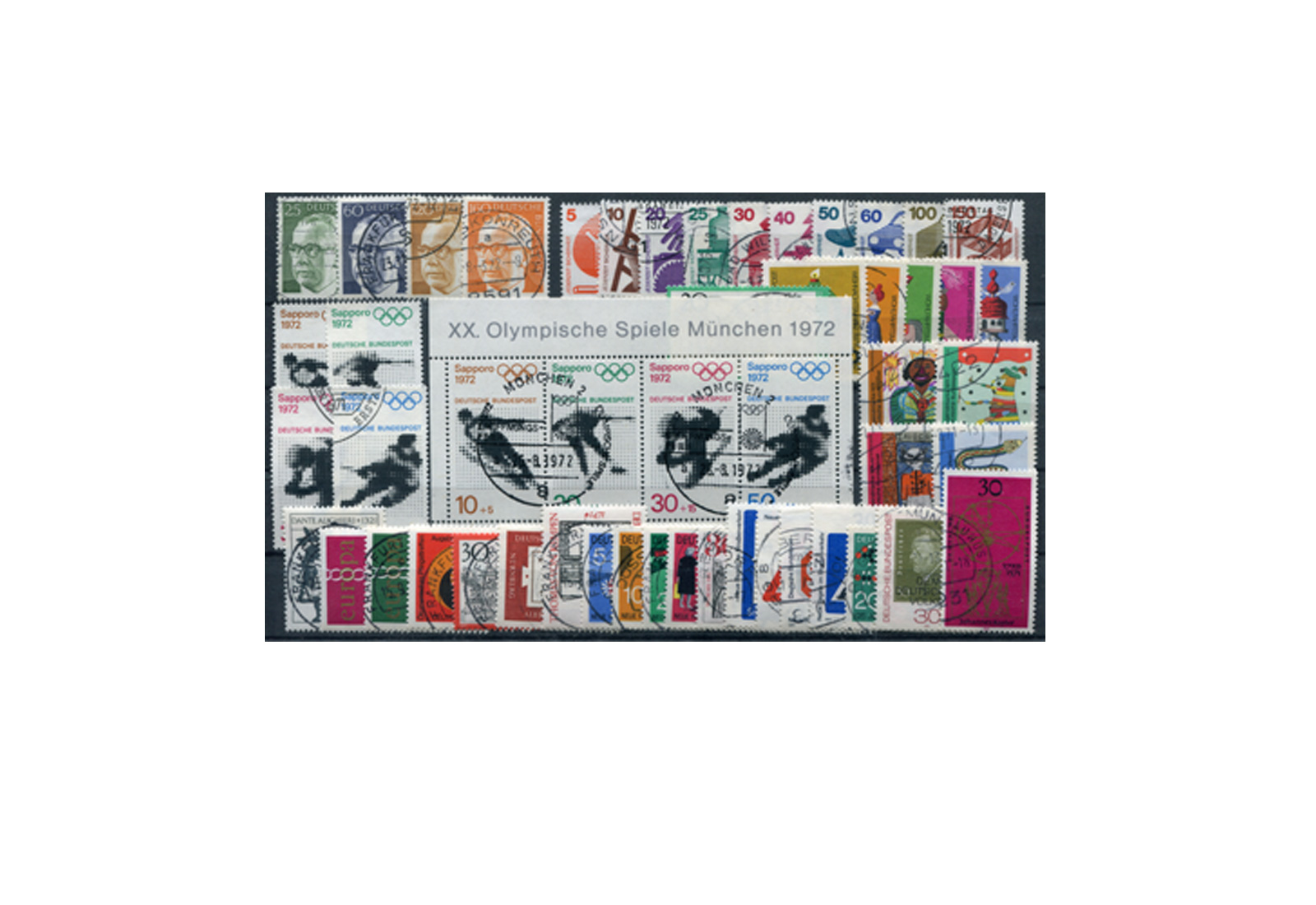 BRD Jahrgangsatz 1971 Mi.Nr. 658-709 gestempelt