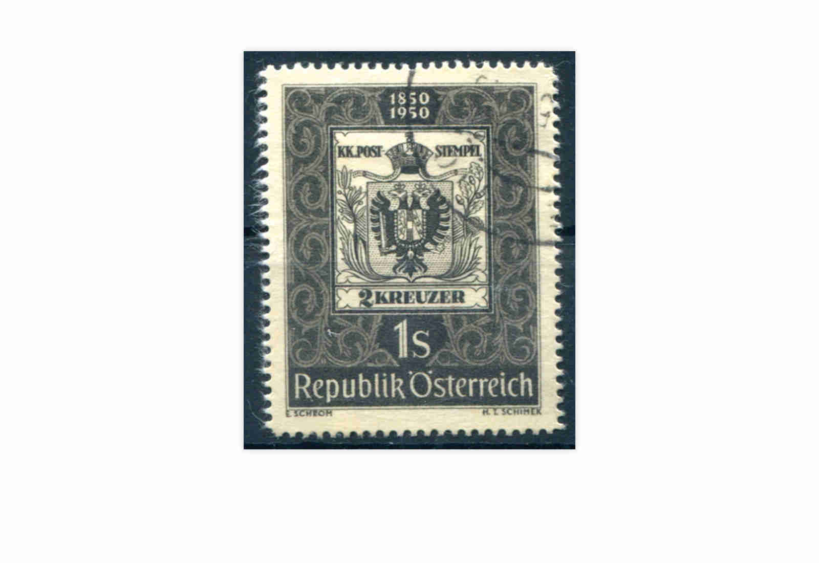 Österreich 100 Jahre österreichische Briefmarken Michel Nr. 950 gestempelt