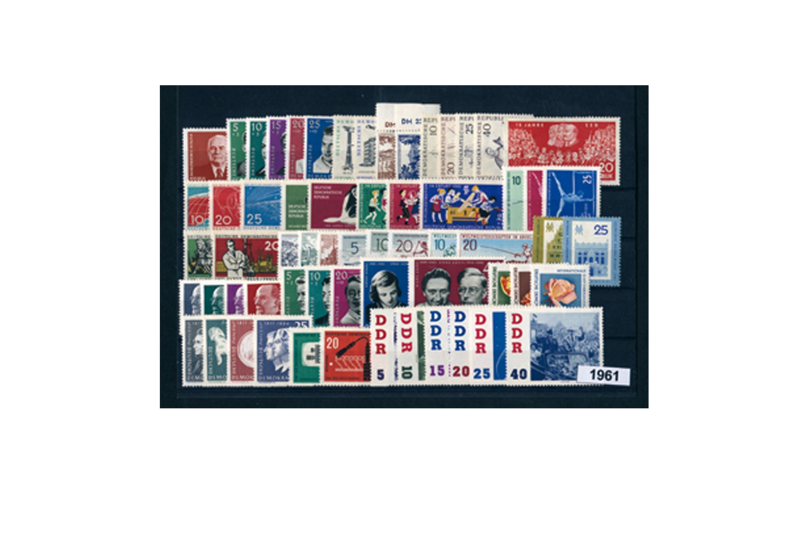 DDR Jahrgang 1961 postfrisch