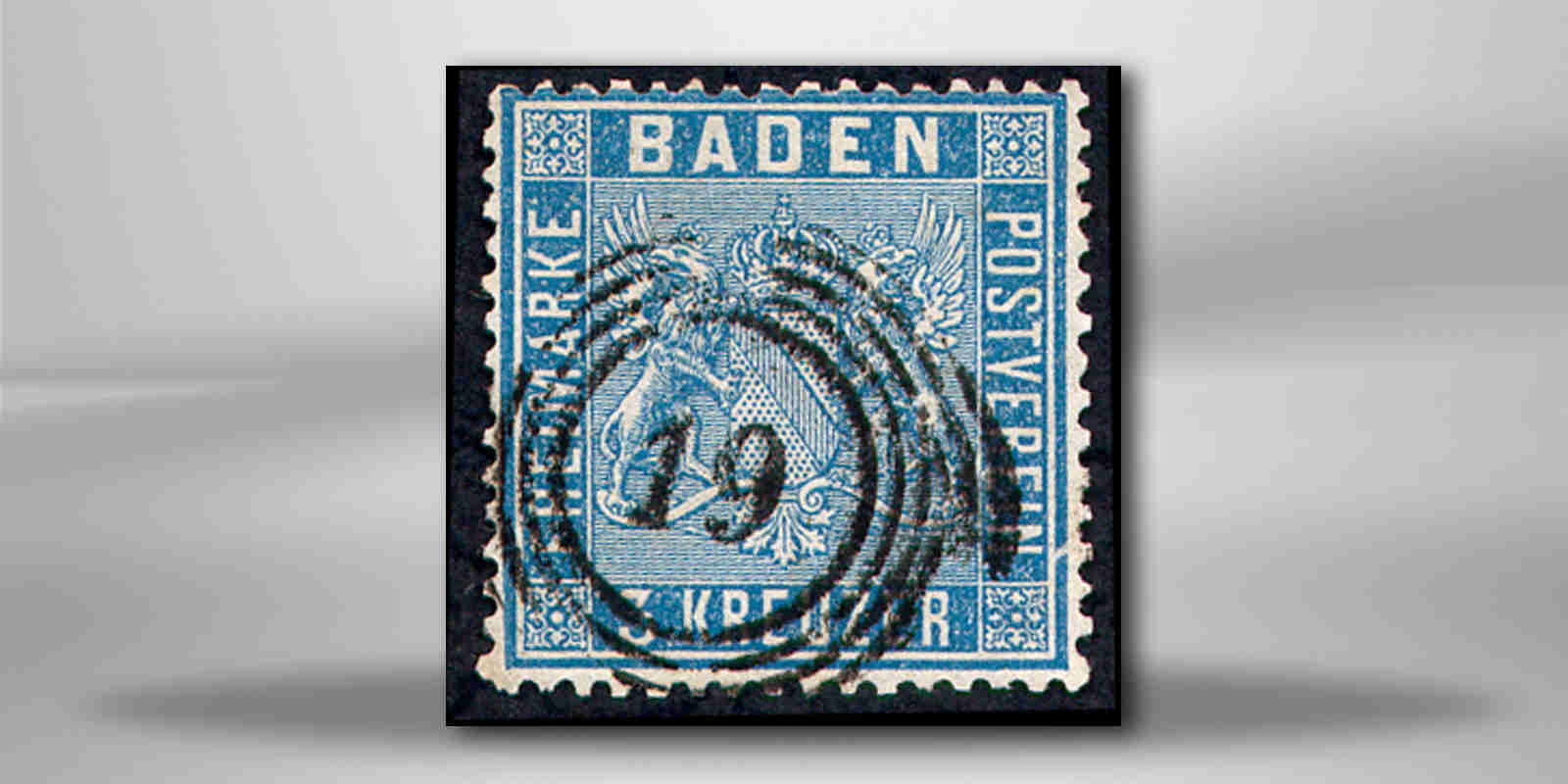 Briefmarke Altdeutschland Baden Freimarke 1860 Michel-Nr. 10 a gestempelt