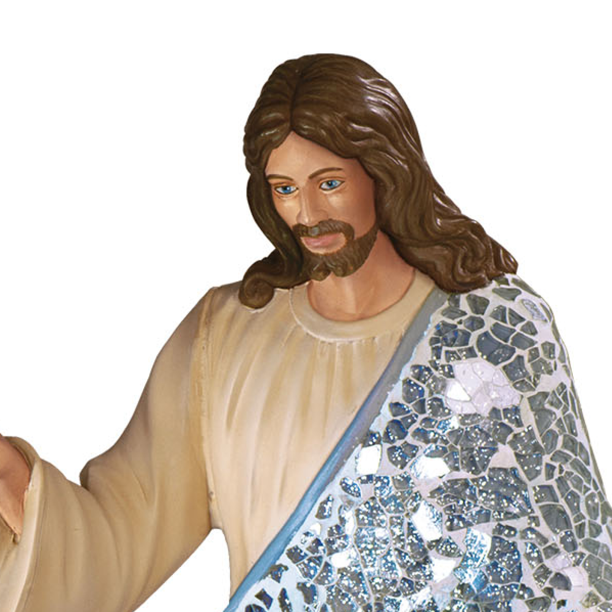 Ich bin das Licht der Welt - Jesus-Skulptur